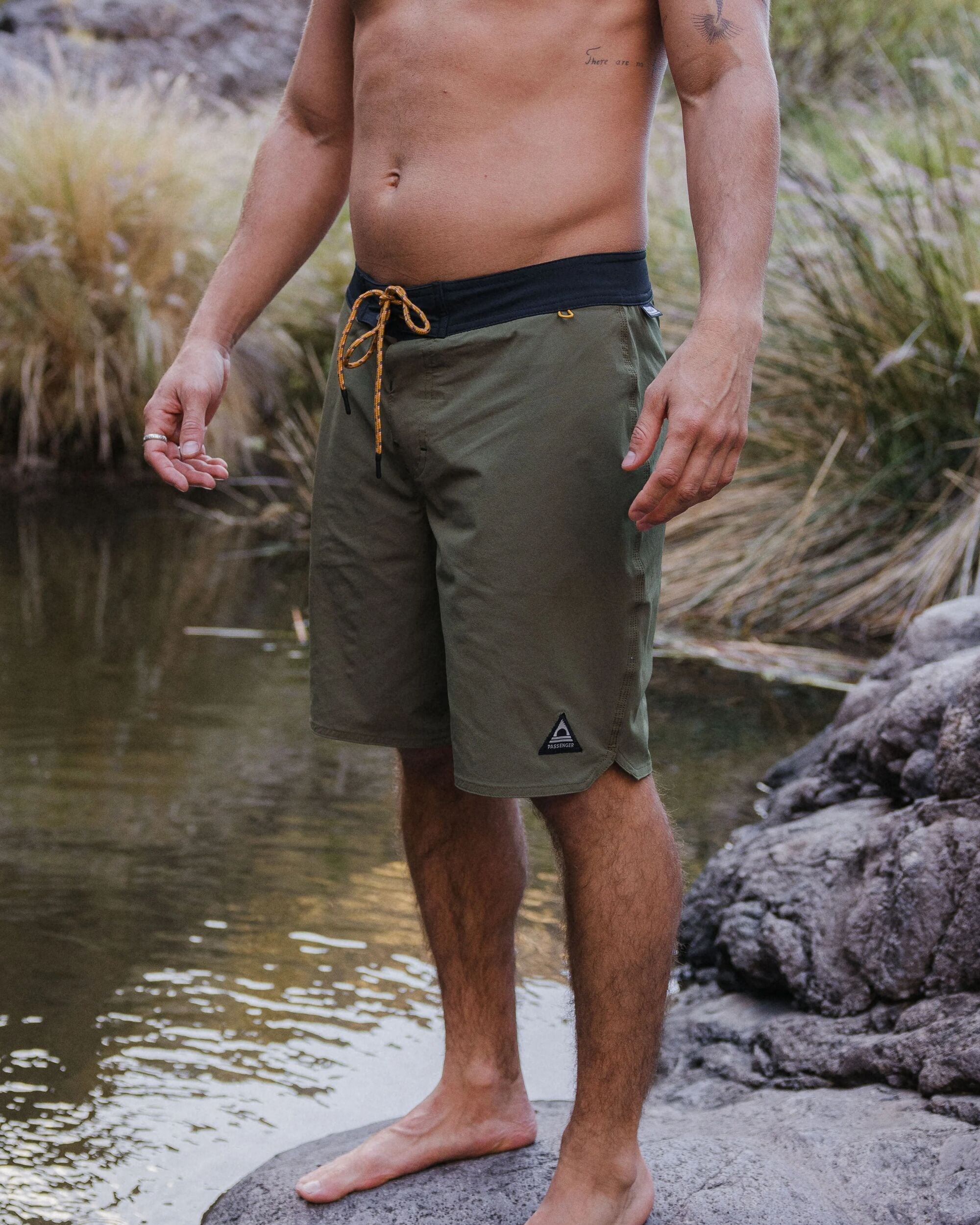 Cruiser NetPlus® Recycled 19" Boardshort - Khaki