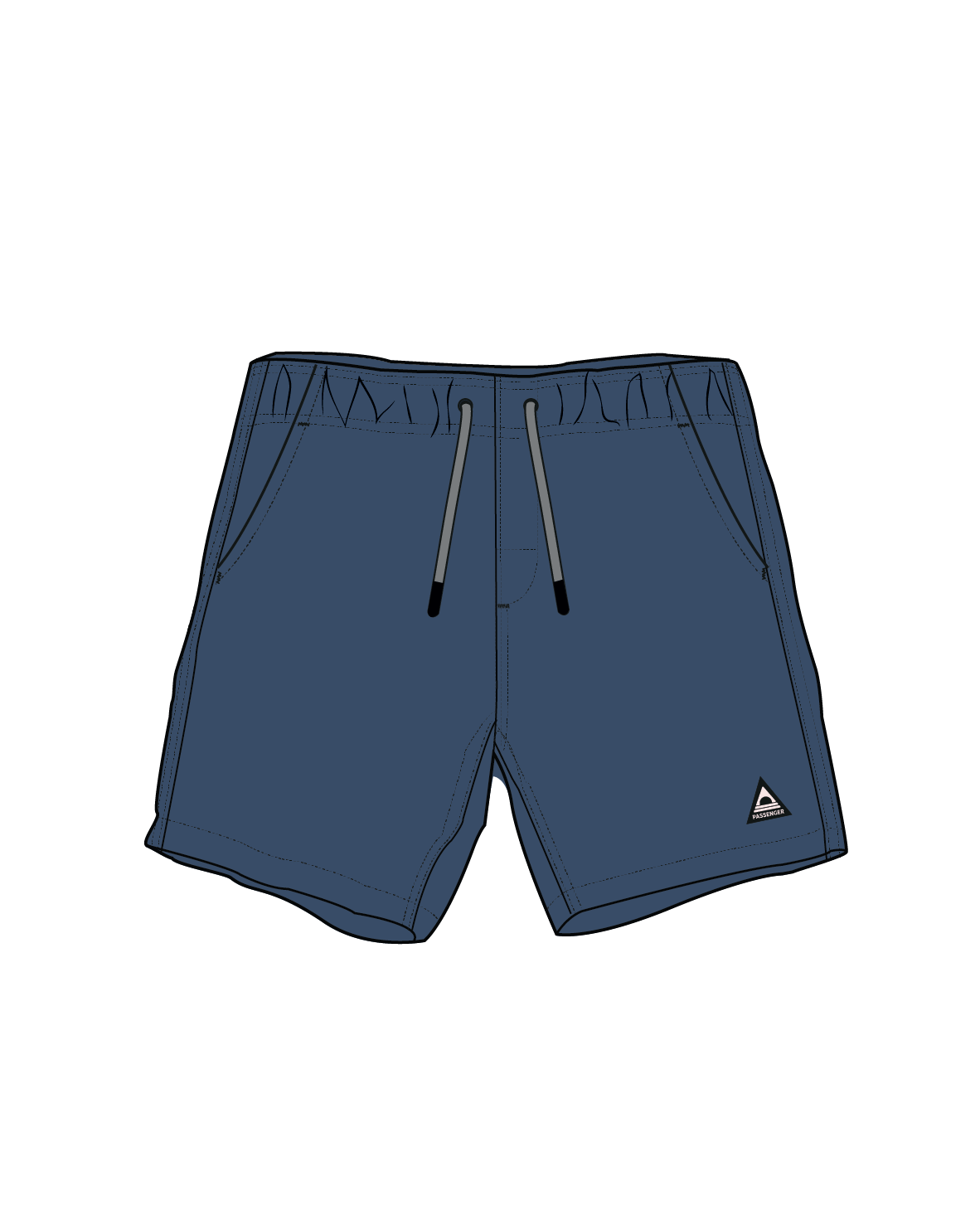 Drifter NetPlus® Swim Lined Short - Dark Denim