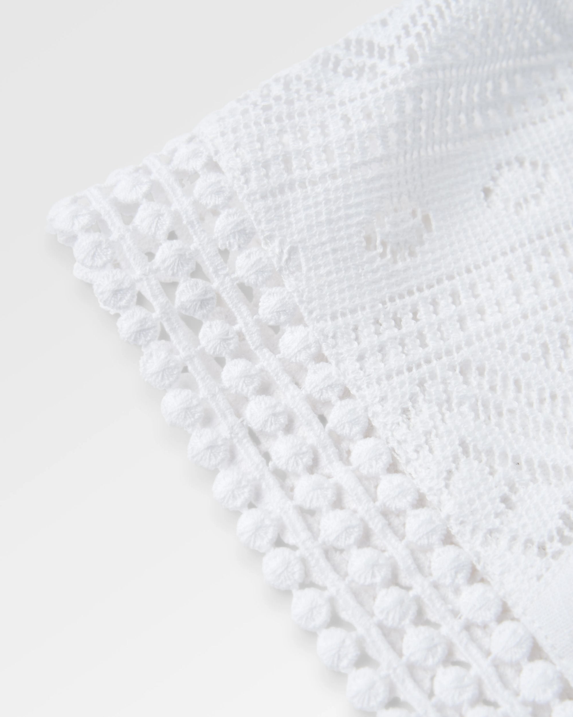Flurry Woven Top - White