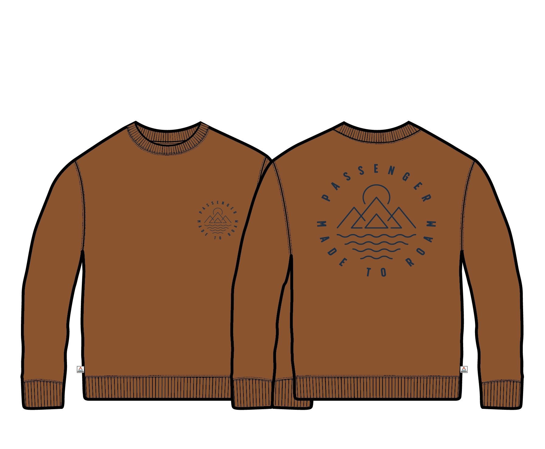 Escapism Sweatshirt - Sunset Orange