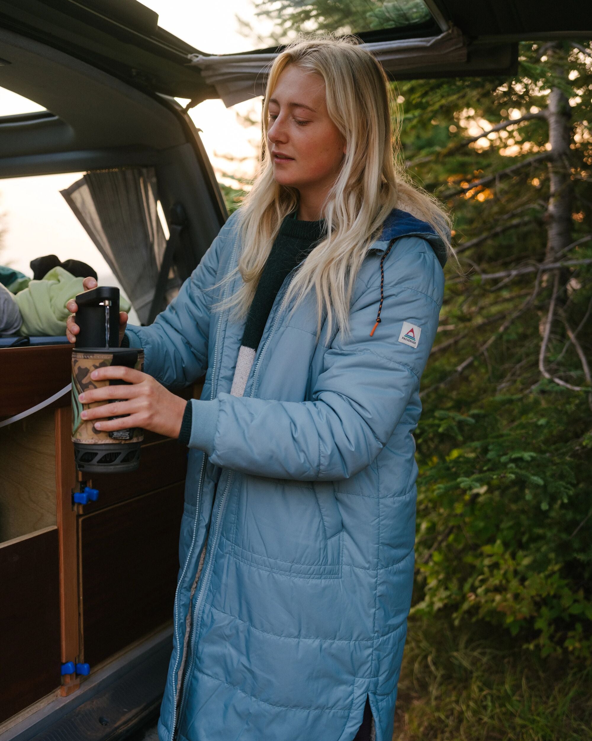 Flora Recycled Sherpa Lined Parka - Arctic