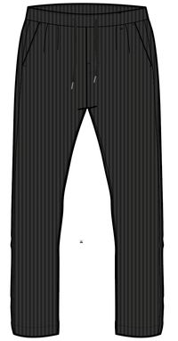 Compass Recycled Cord Trouser - Black