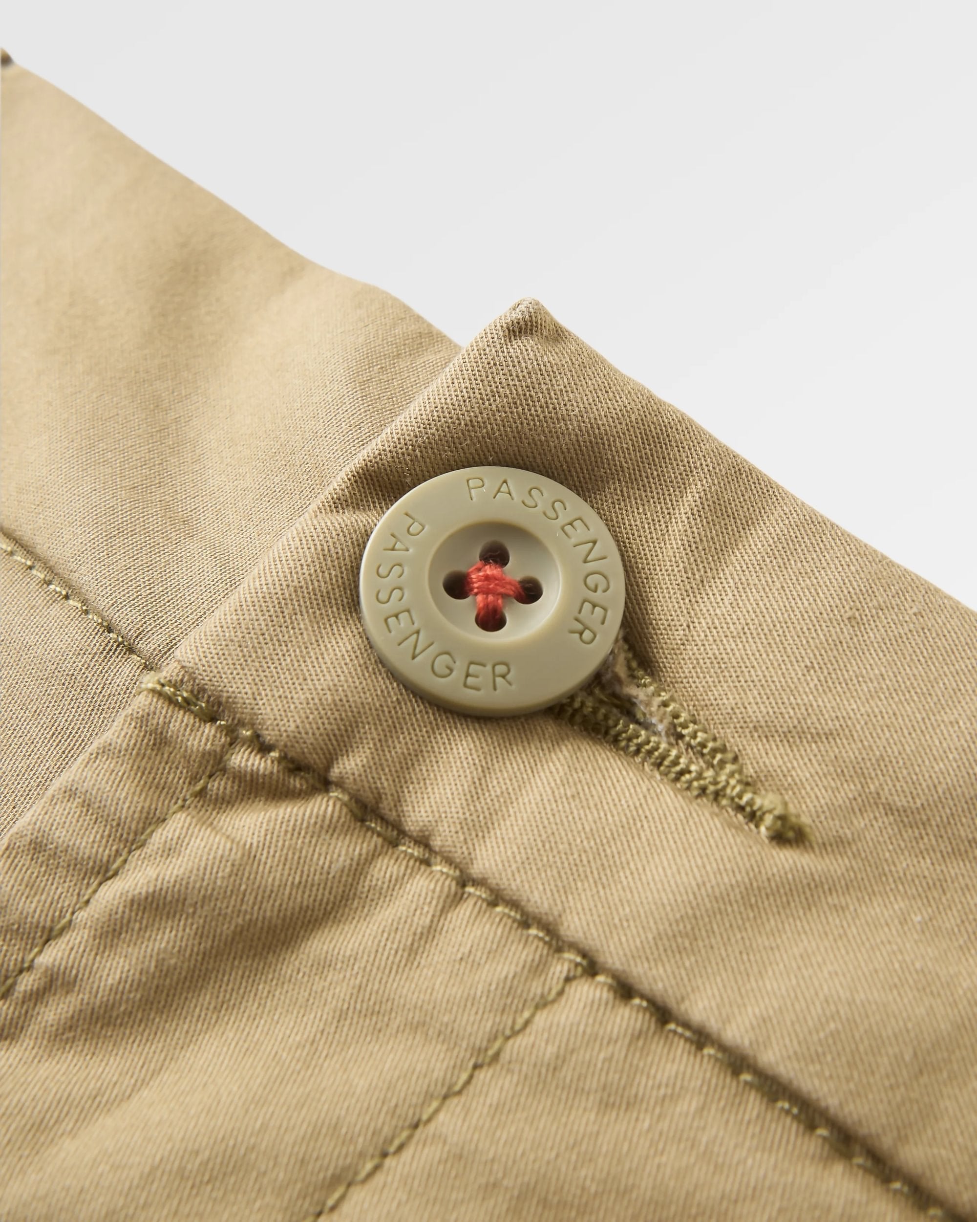 365 Light Organic Cotton Trouser - Faded Olive