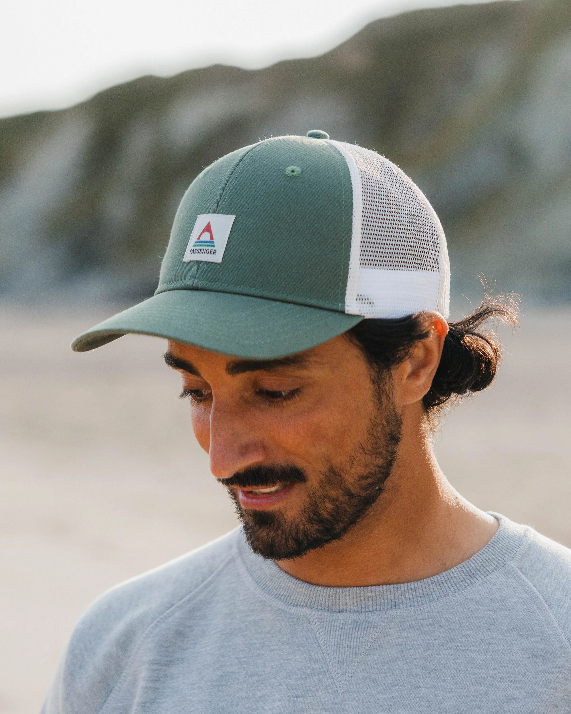 Heritage Mesh Snapback Cap - Dark Forest