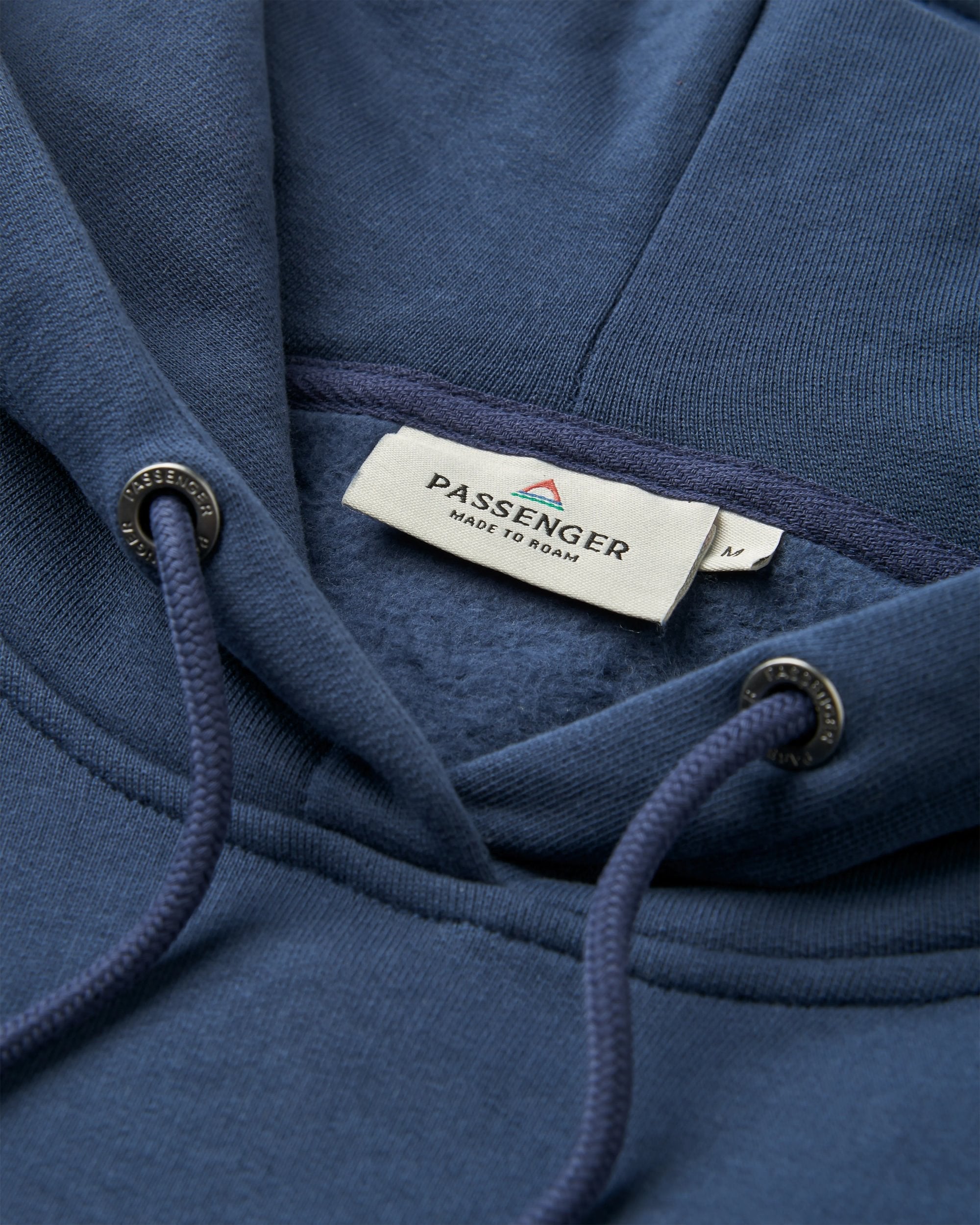 Escapism Recycled Cotton Hoodie - Rich Navy
