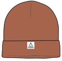 Core Recycled High-Top Beanie - Rust