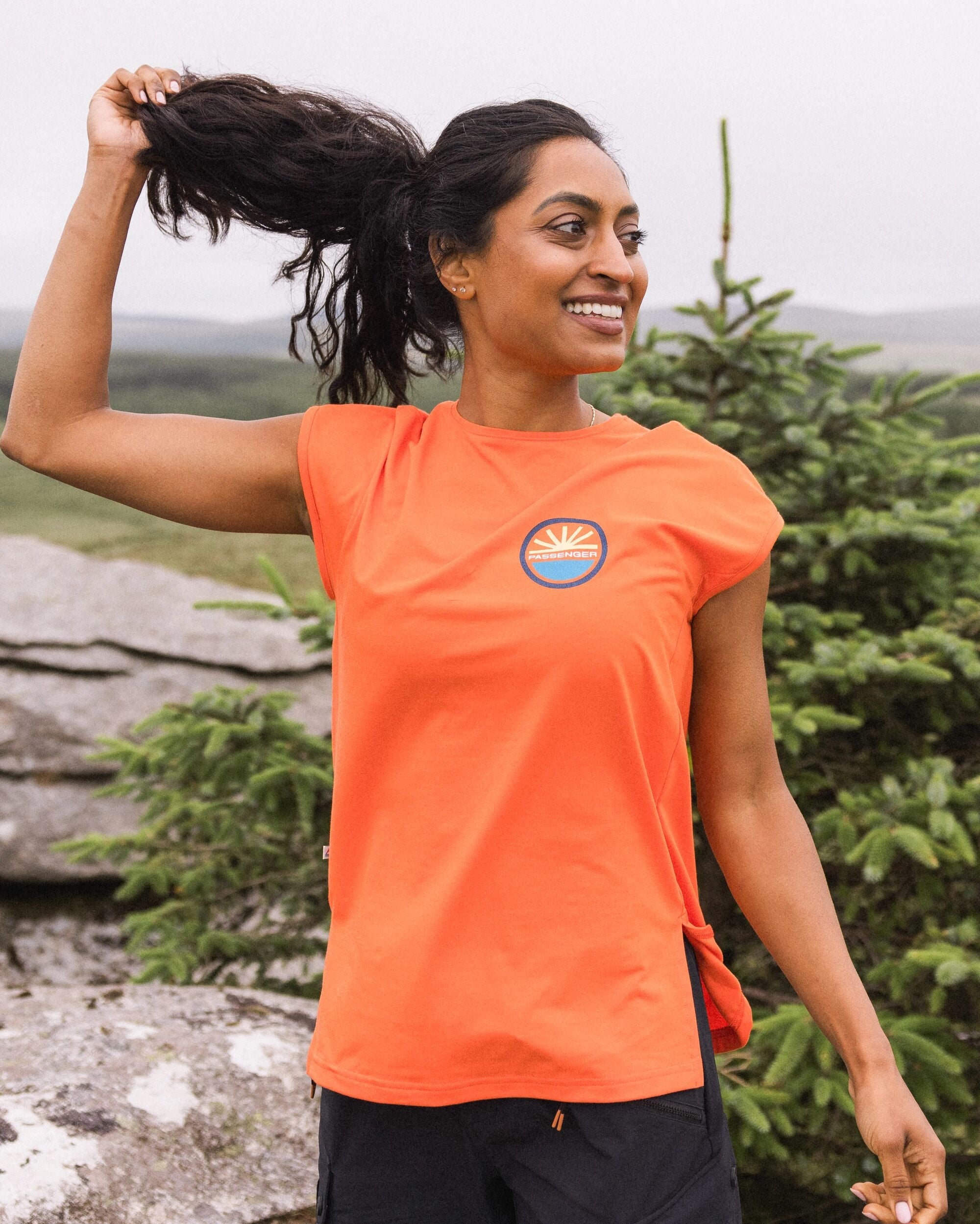 Chase The Light Drirelease® Active T-Shirt - Ember Orange