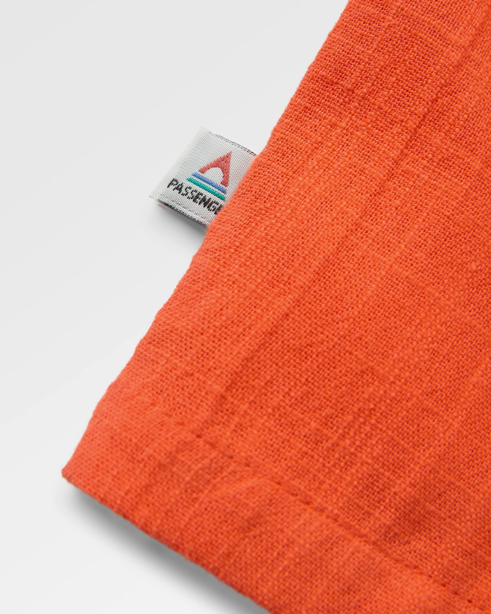 Flurry Woven Top - Ember Orange