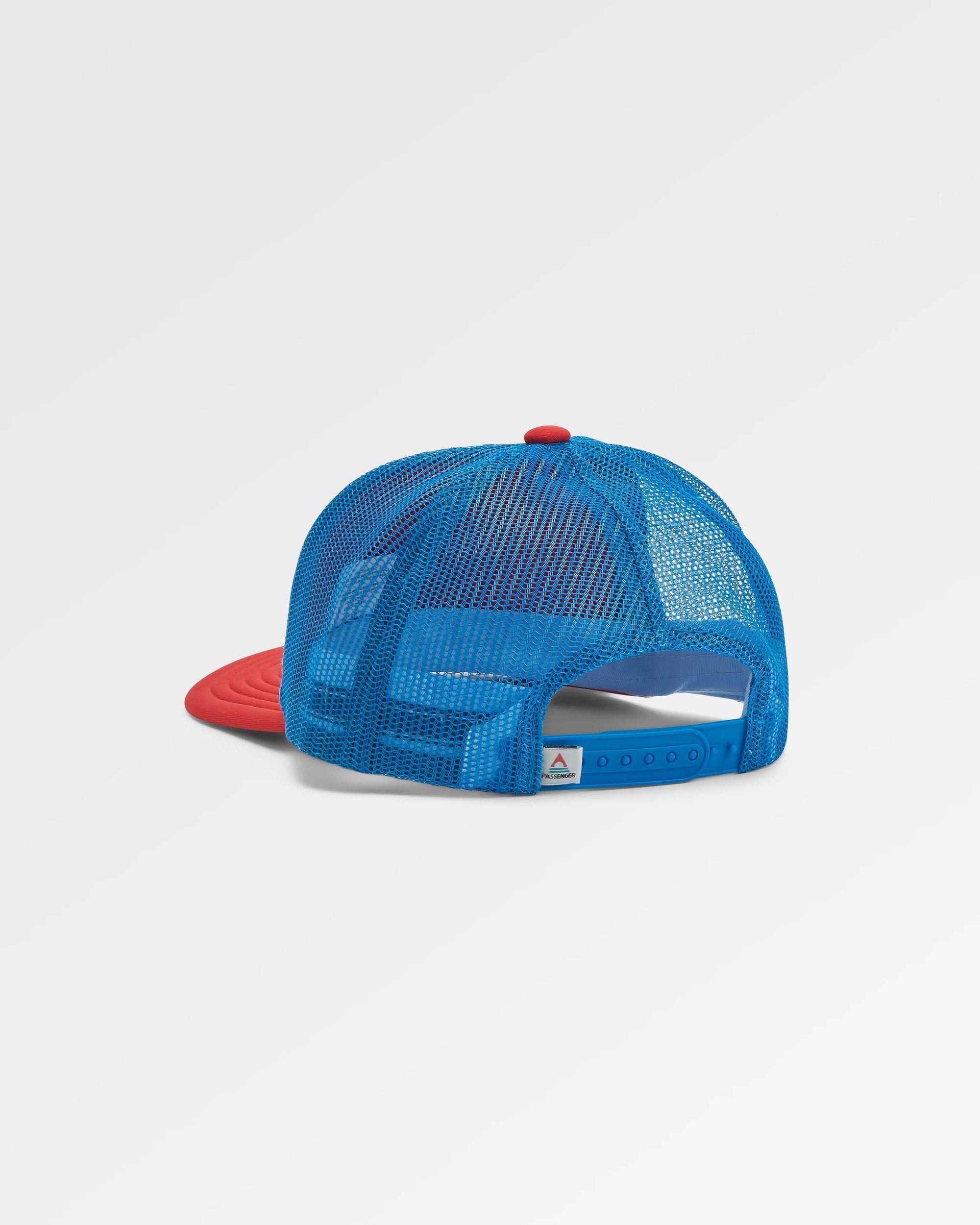 Escapism Snapback Trucker Cap - Moonlight Blue/Red Spice