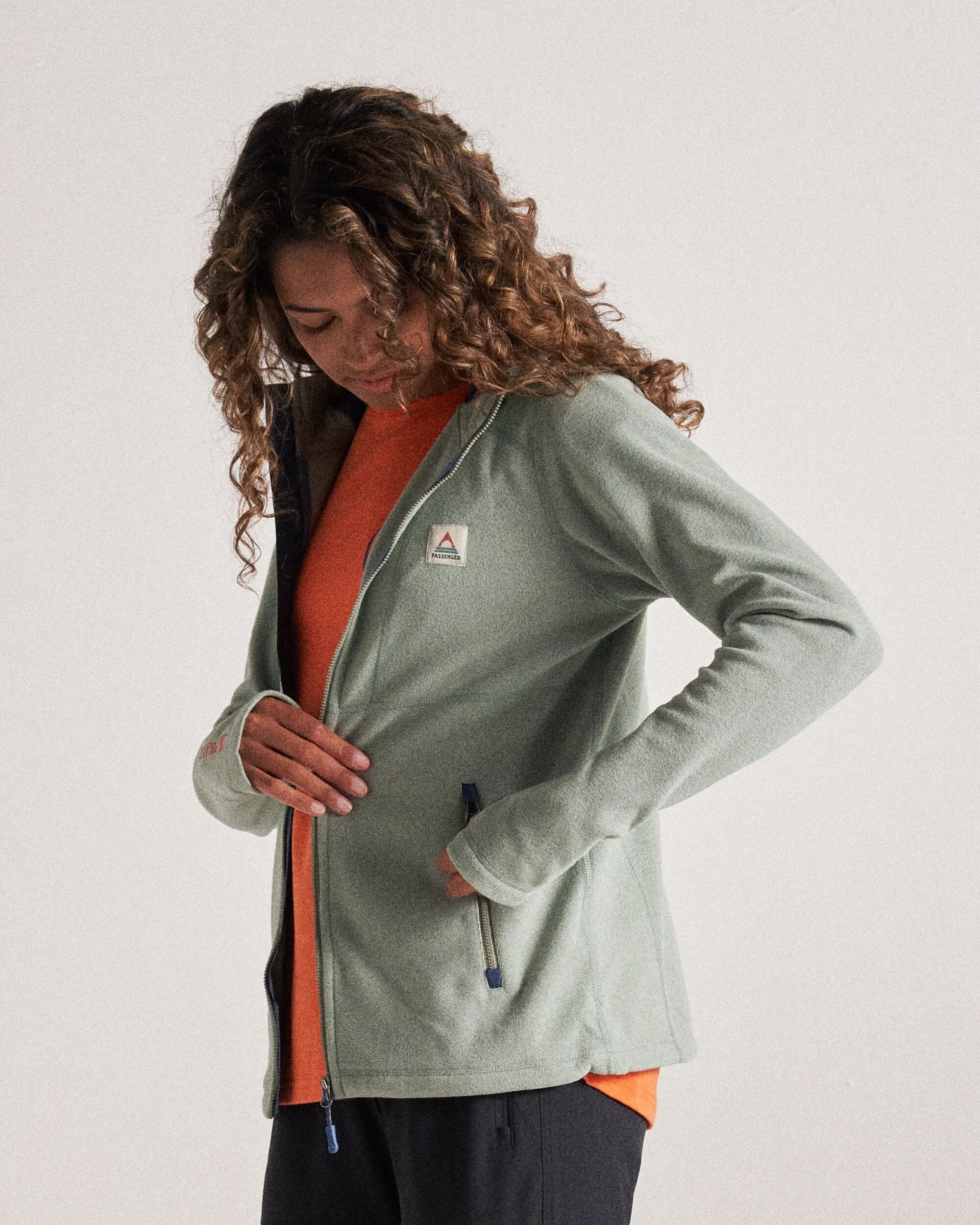 Crest Recycled Polartec® Fleece Hoodie - Pistachio