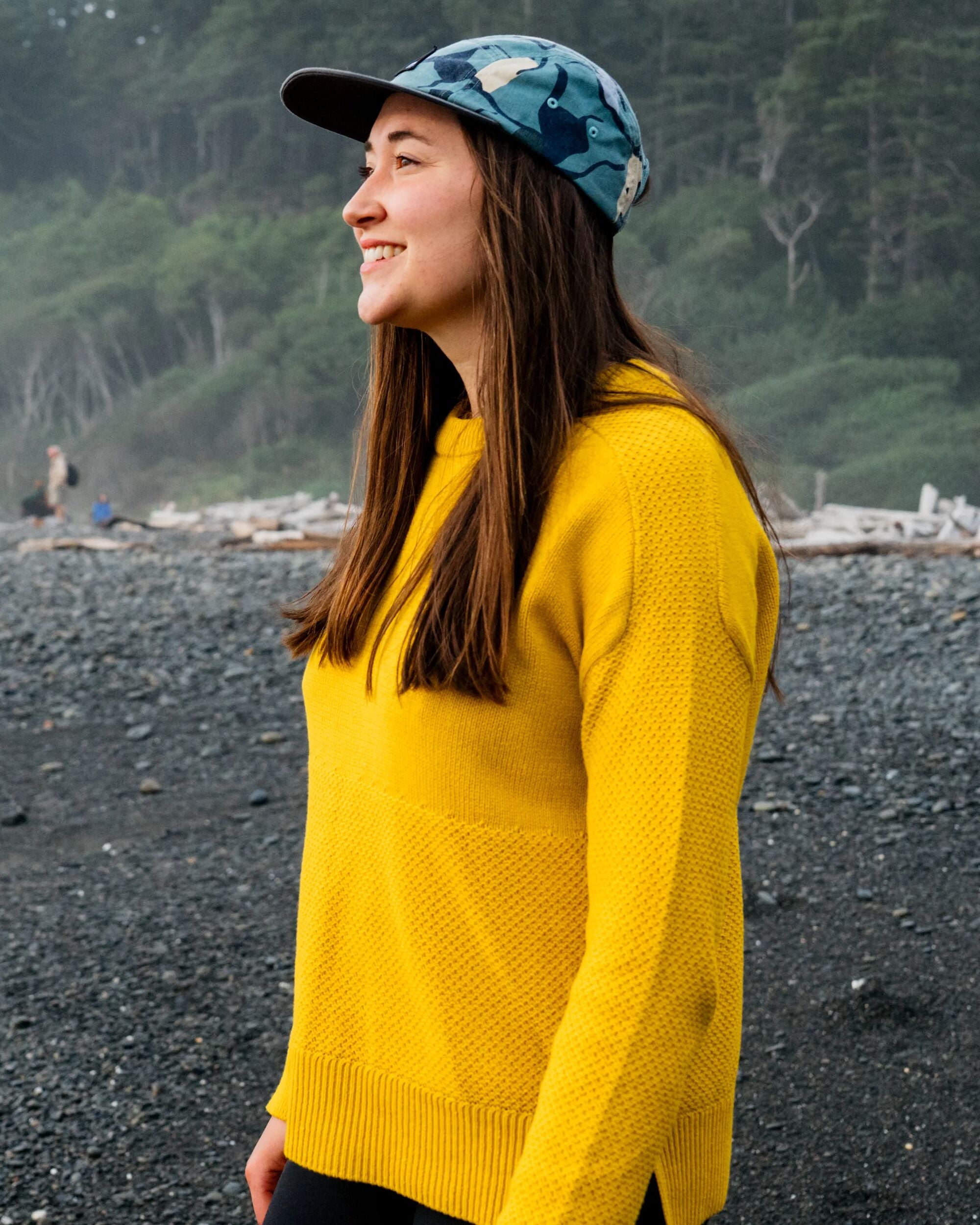 Cove Organic Cotton Knitted Jumper - Heritage Yellow