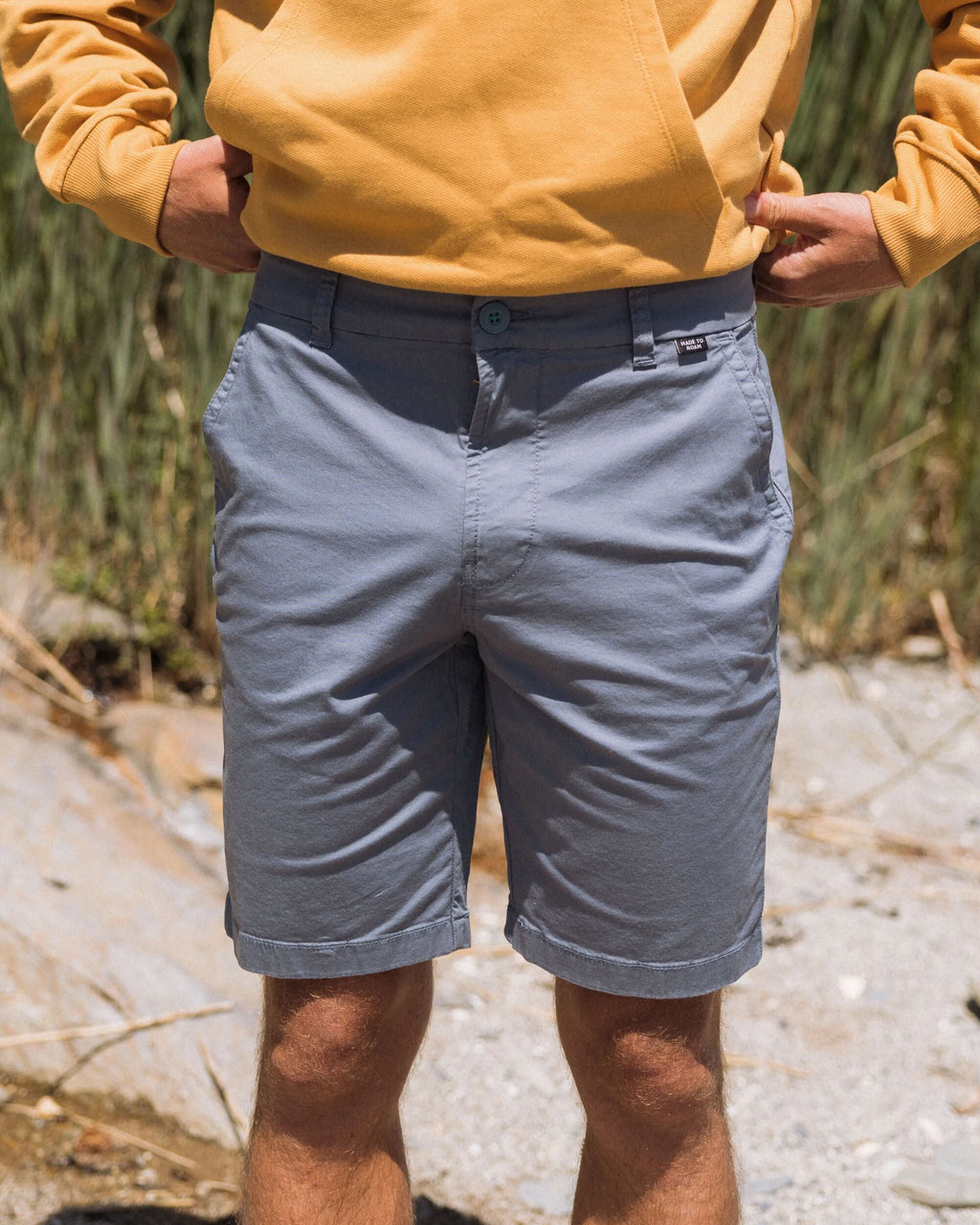 365 Light Organic Cotton Shorts - Storm Grey
