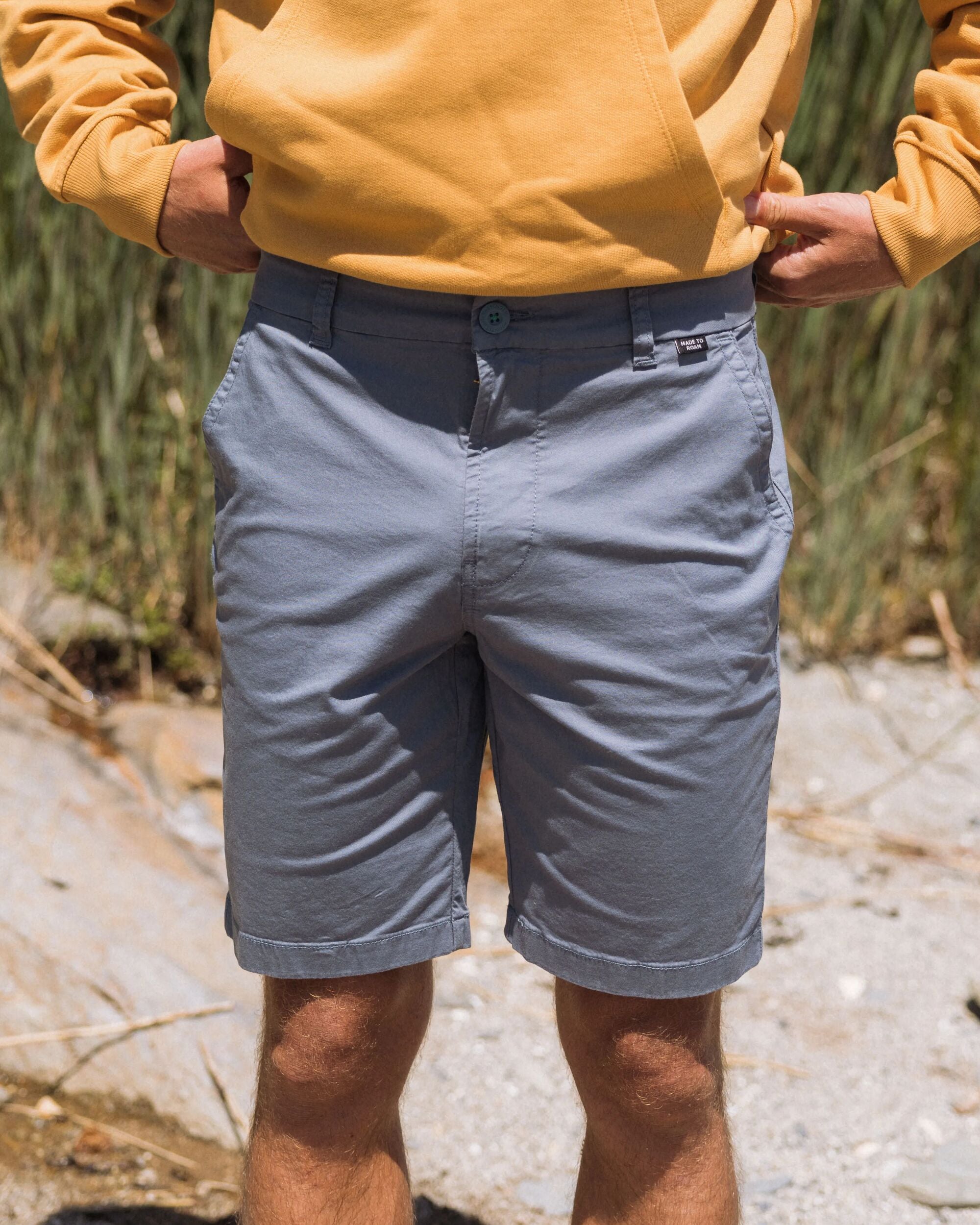 365 Light Organic Cotton Shorts - Storm Grey