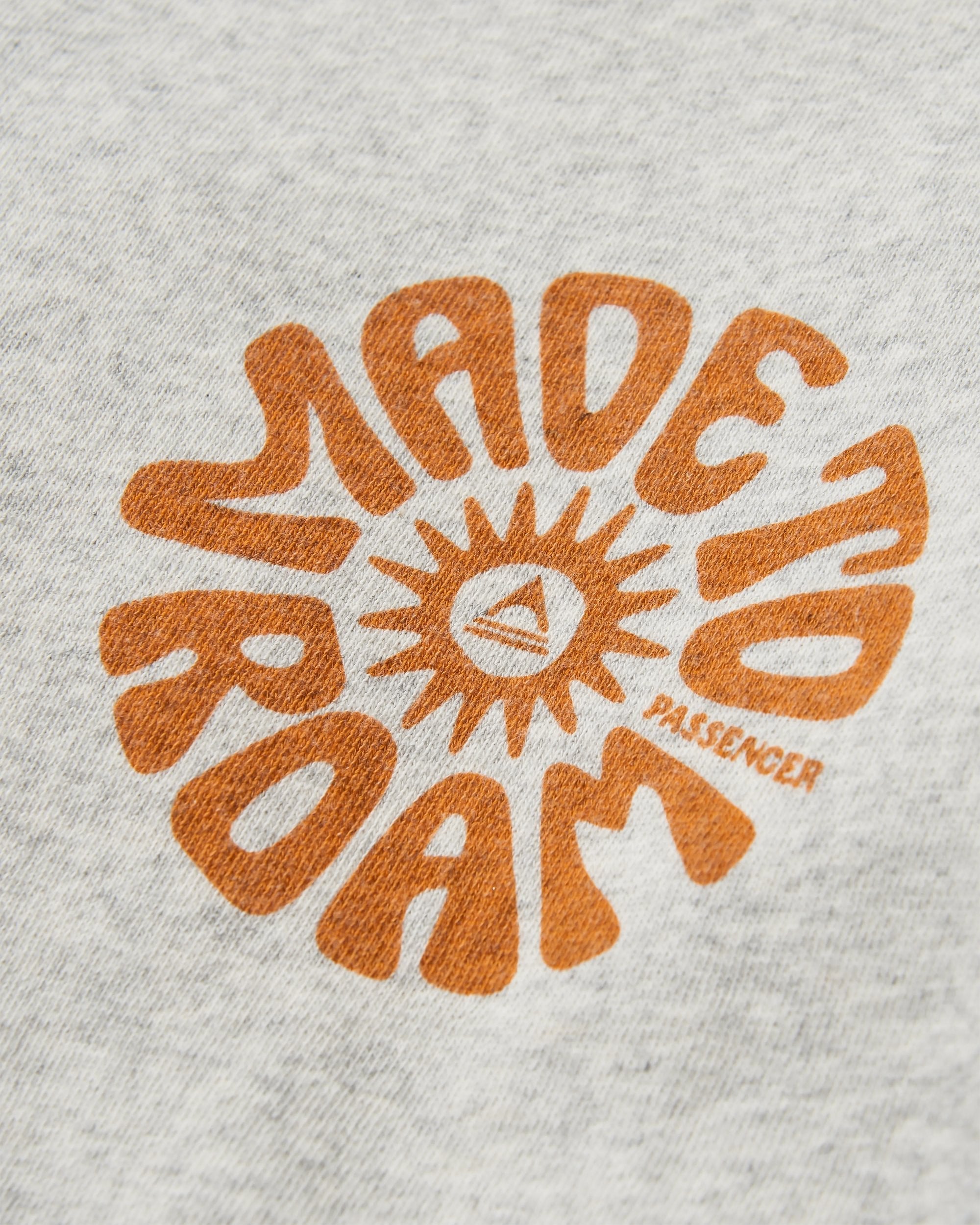 Fade Organic Cotton Sweatshirt - Light Grey Marl