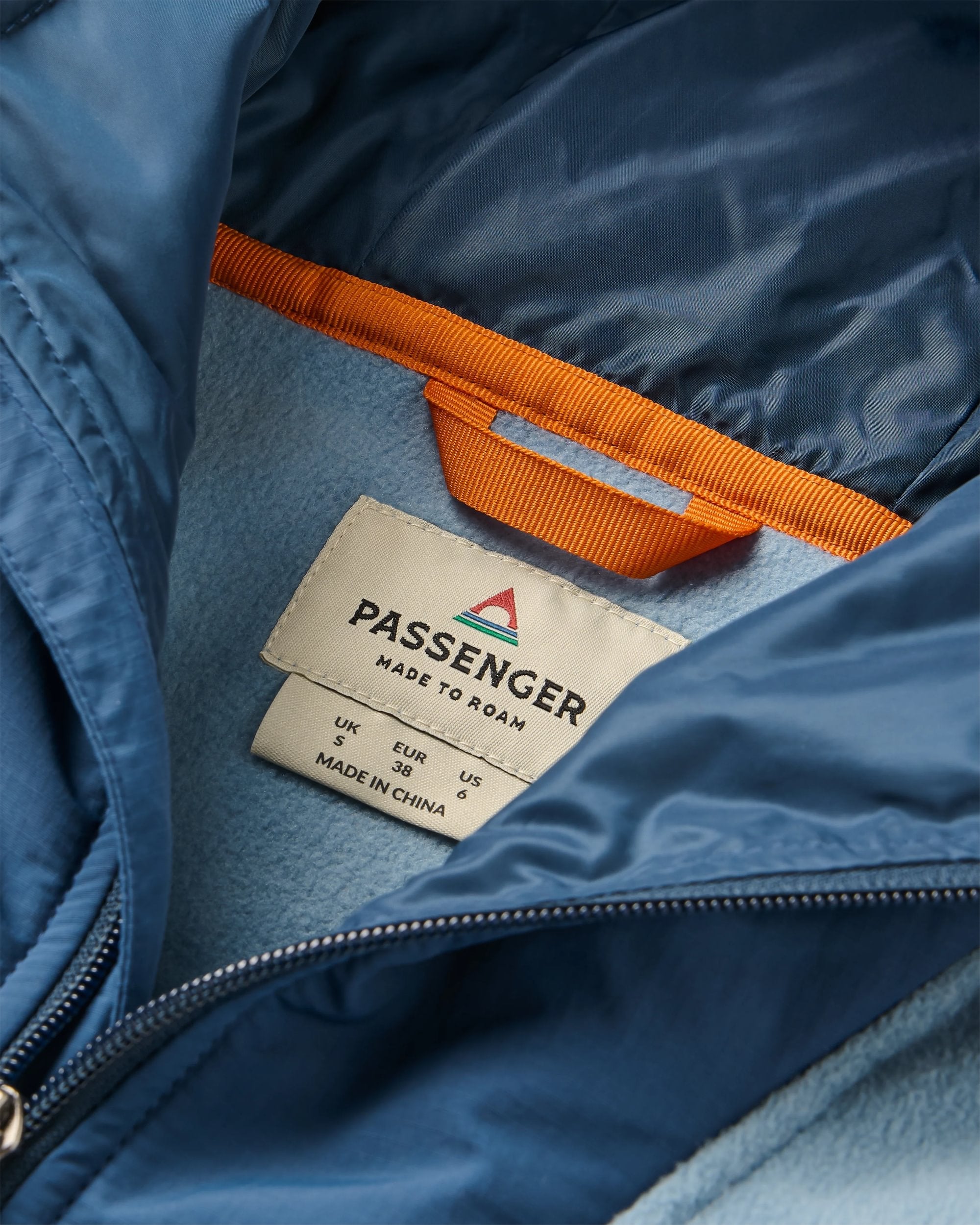 Alexander Recycled Hooded Polar Fleece - Faded Denim