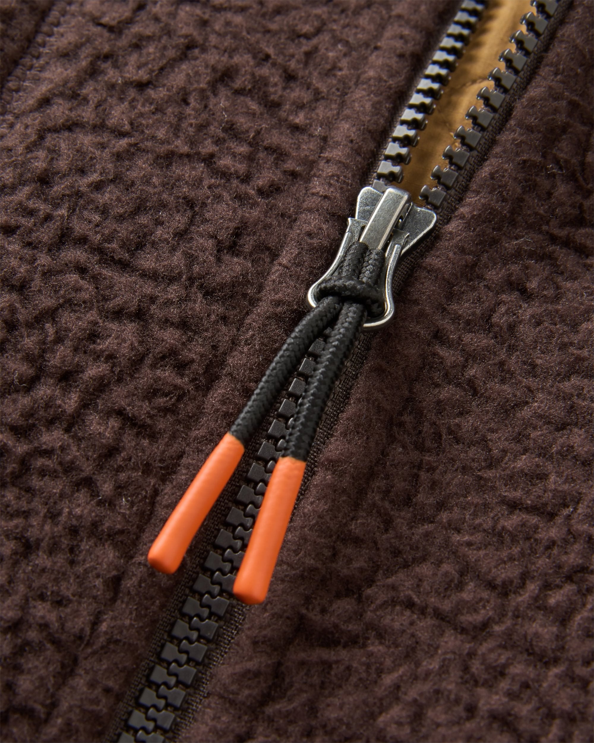 Fairbanks Full Zip Recycled Sherpa Fleece - Espresso