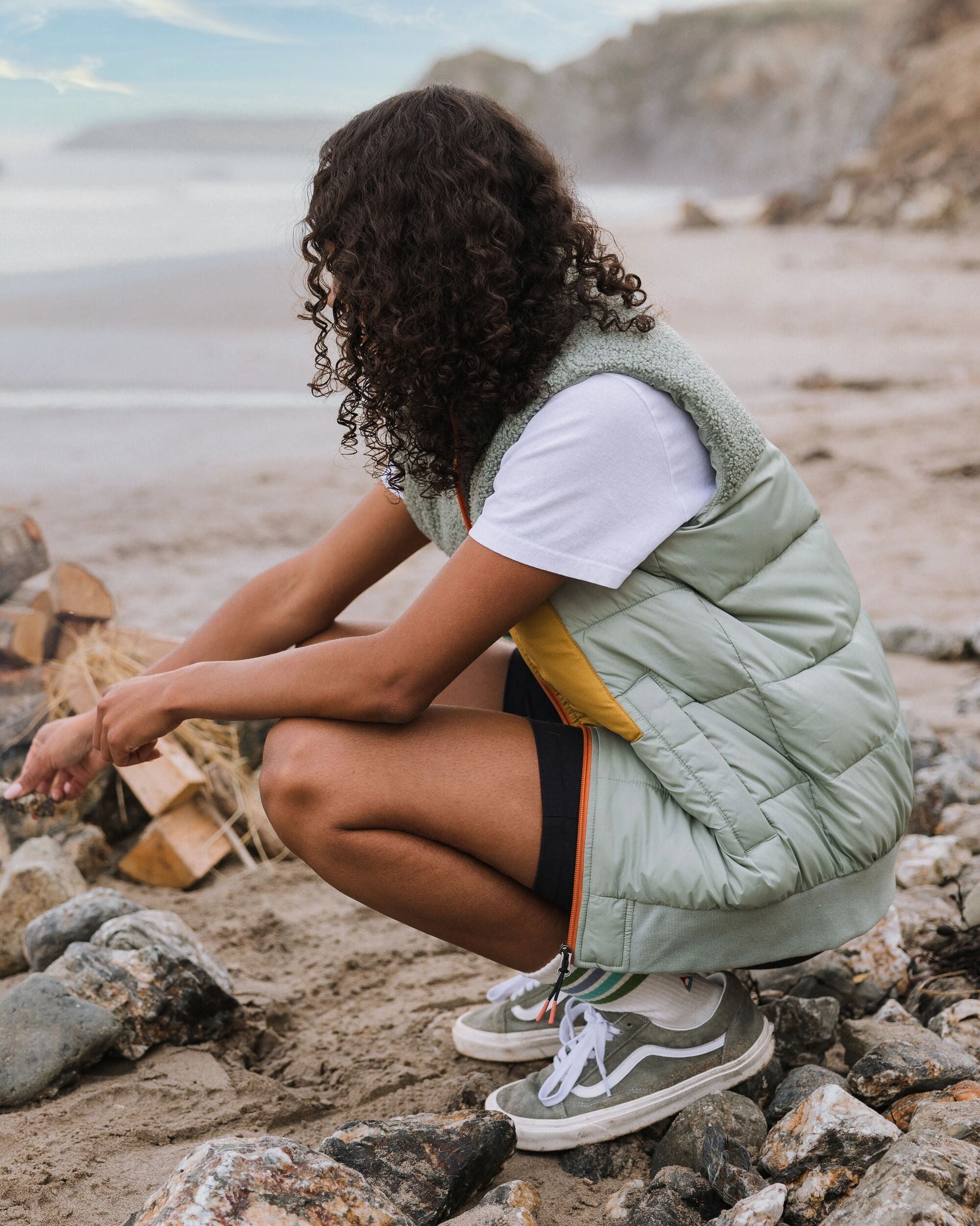 Inspire Recycled Insulated Gilet - Pistachio