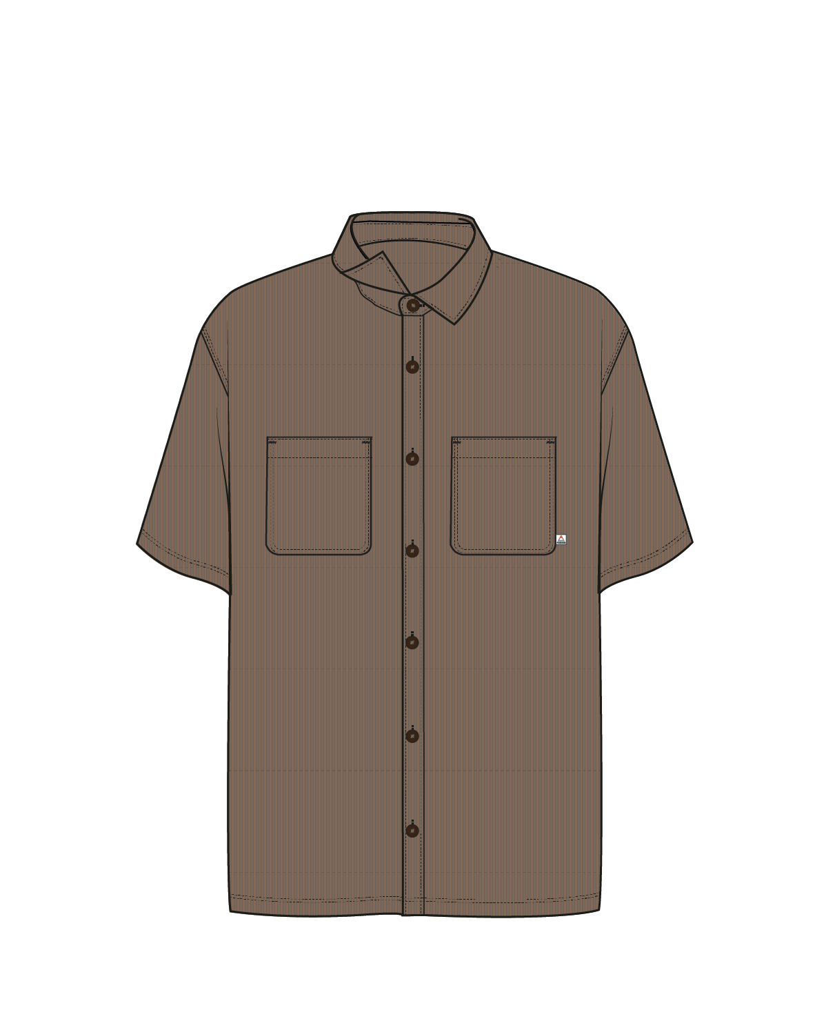 Backcountry Short Sleeve Cord Shirt - Toffee
