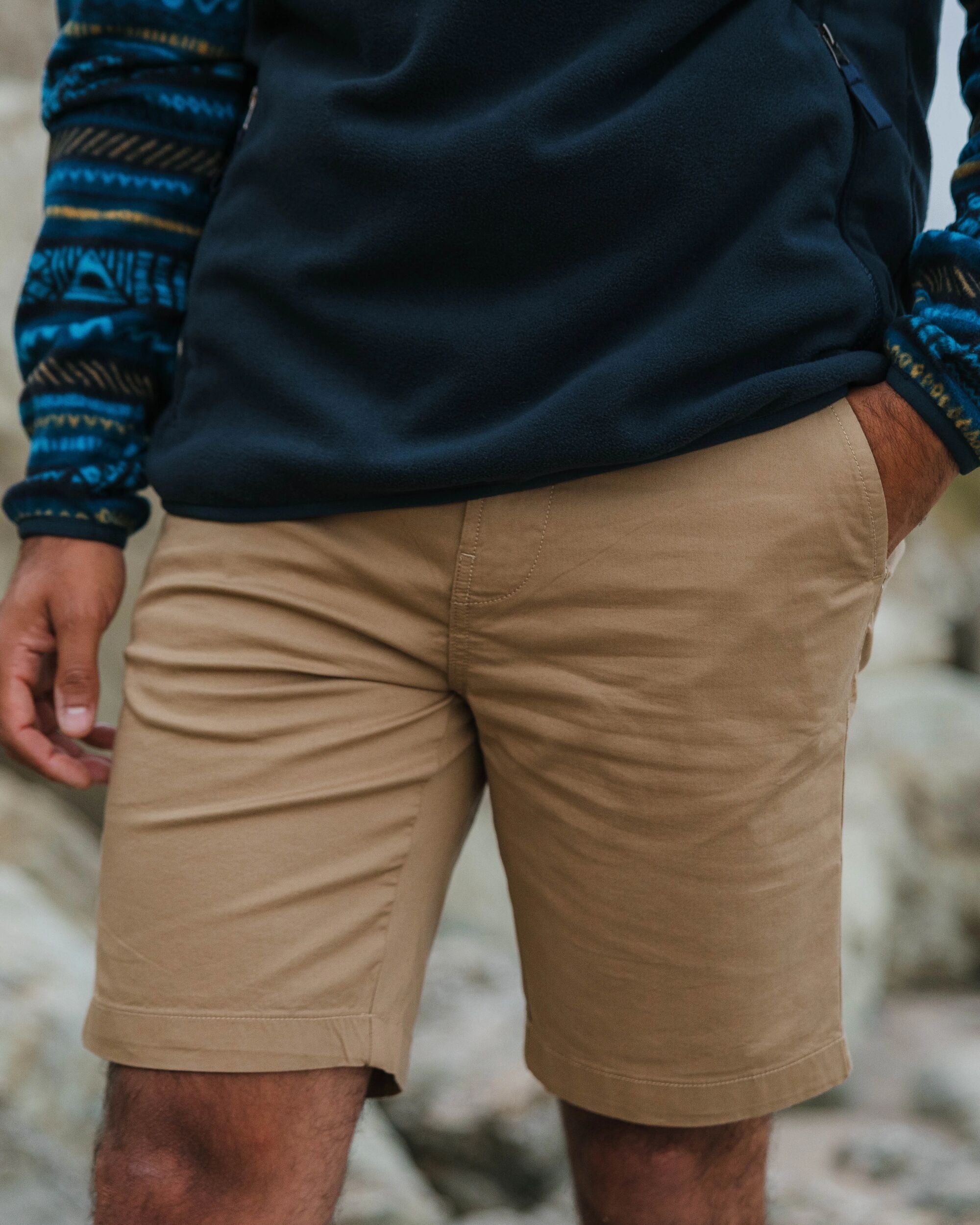 365 Light Organic Shorts - Biscuit