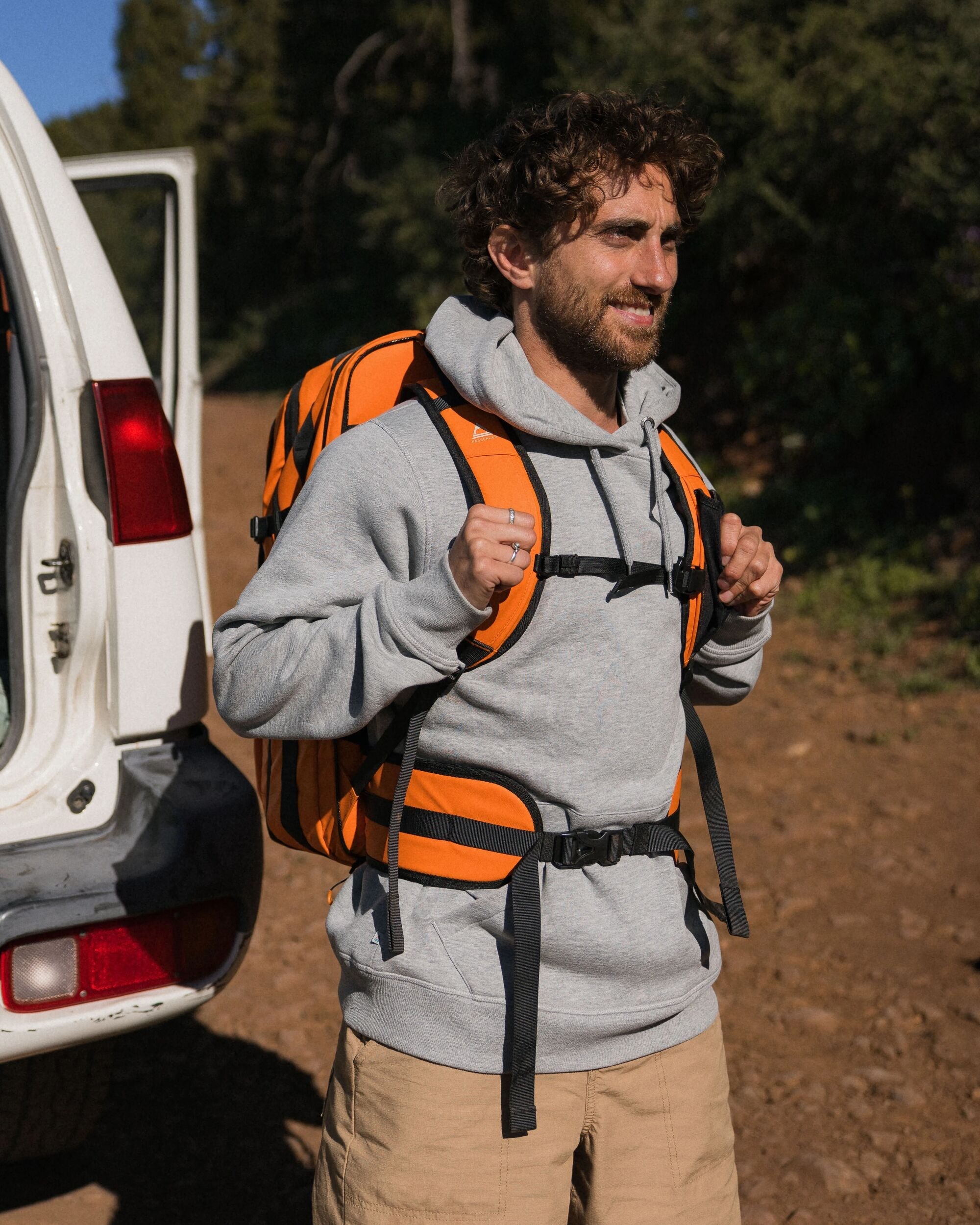 Atlas Backpack Duffel - Sunrise Orange