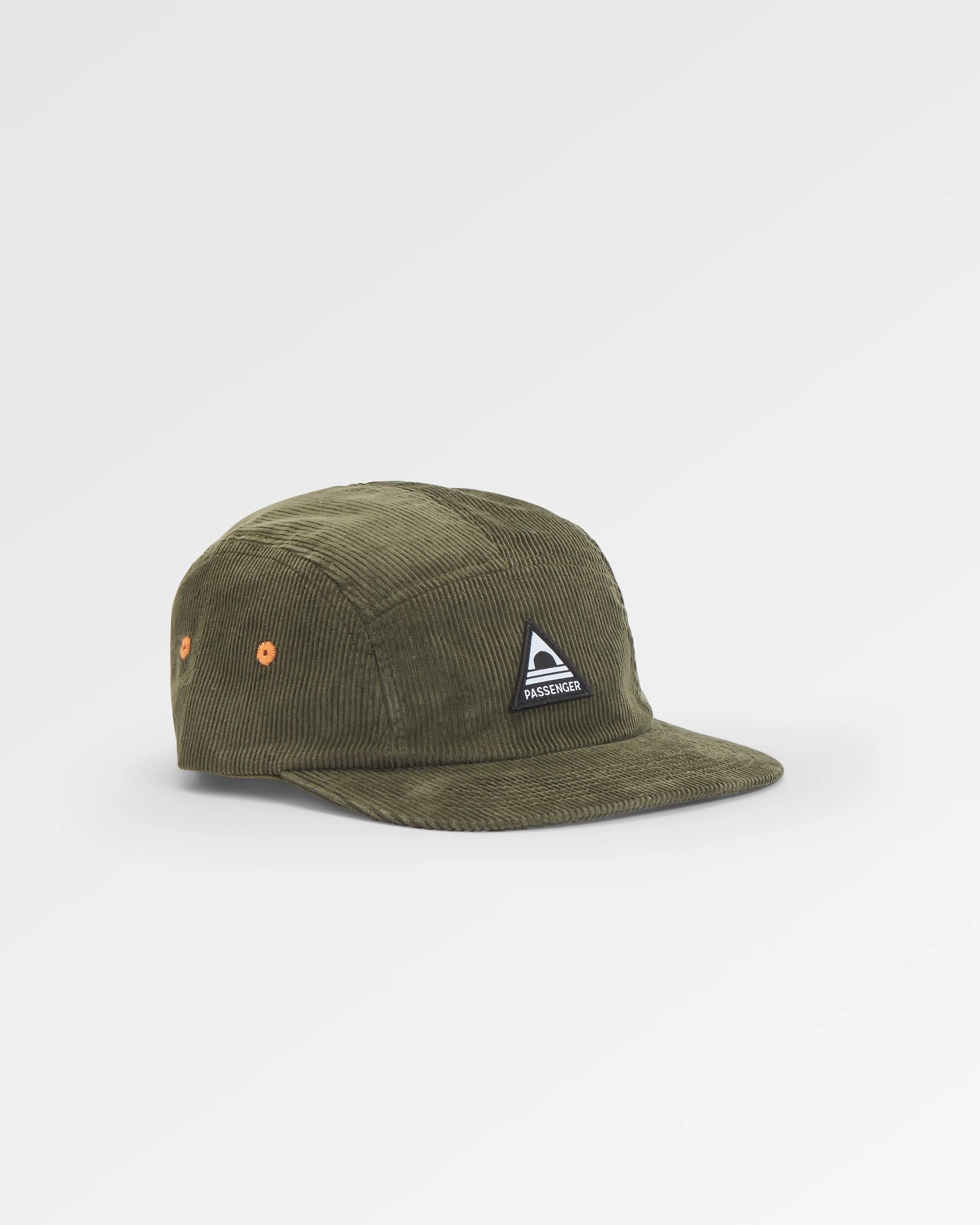 Fixie Recycled Cord 5 Panel Cap - Khaki