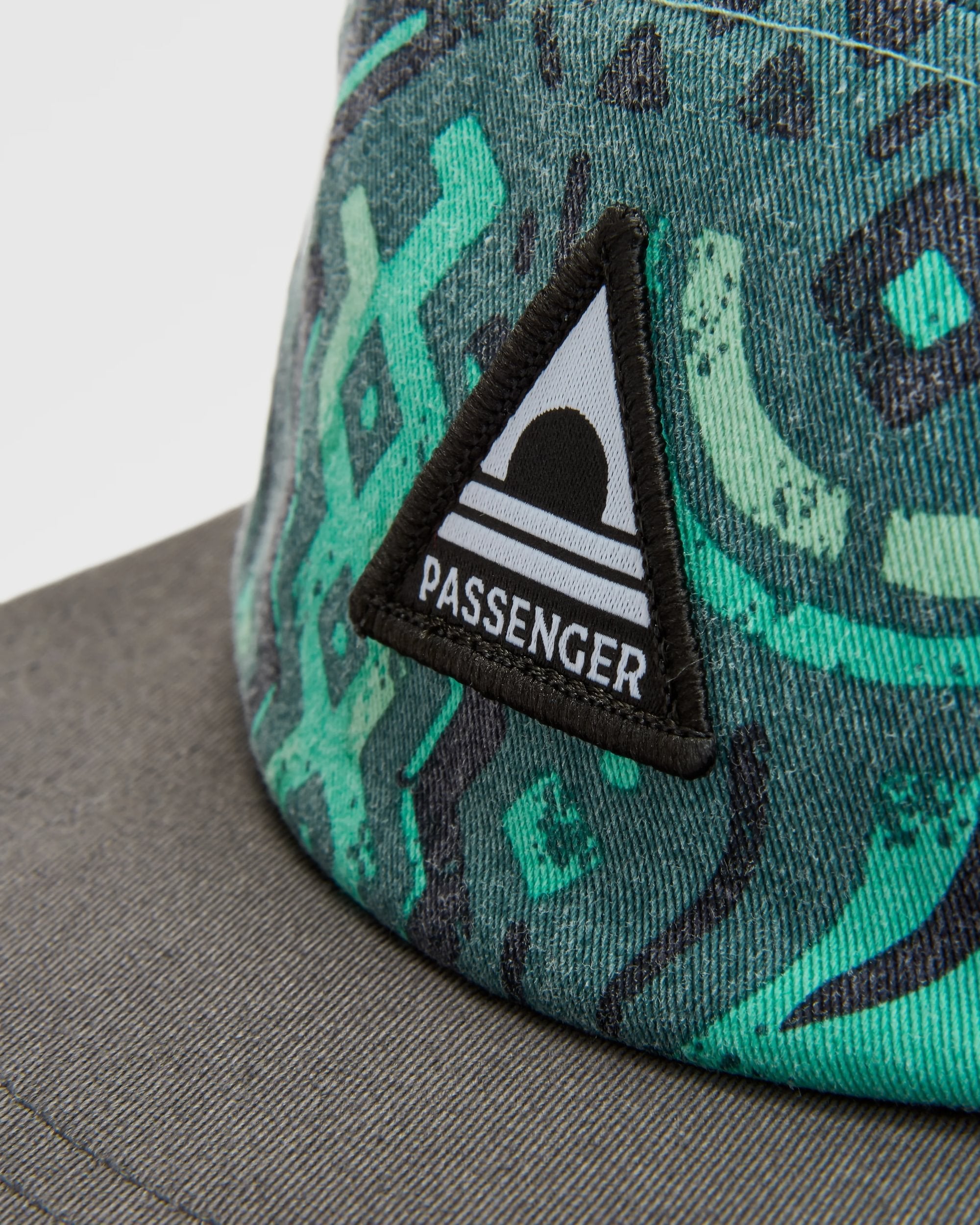 Coast Organic Cotton 5 Panel Cap - Elemental Geo Arctic