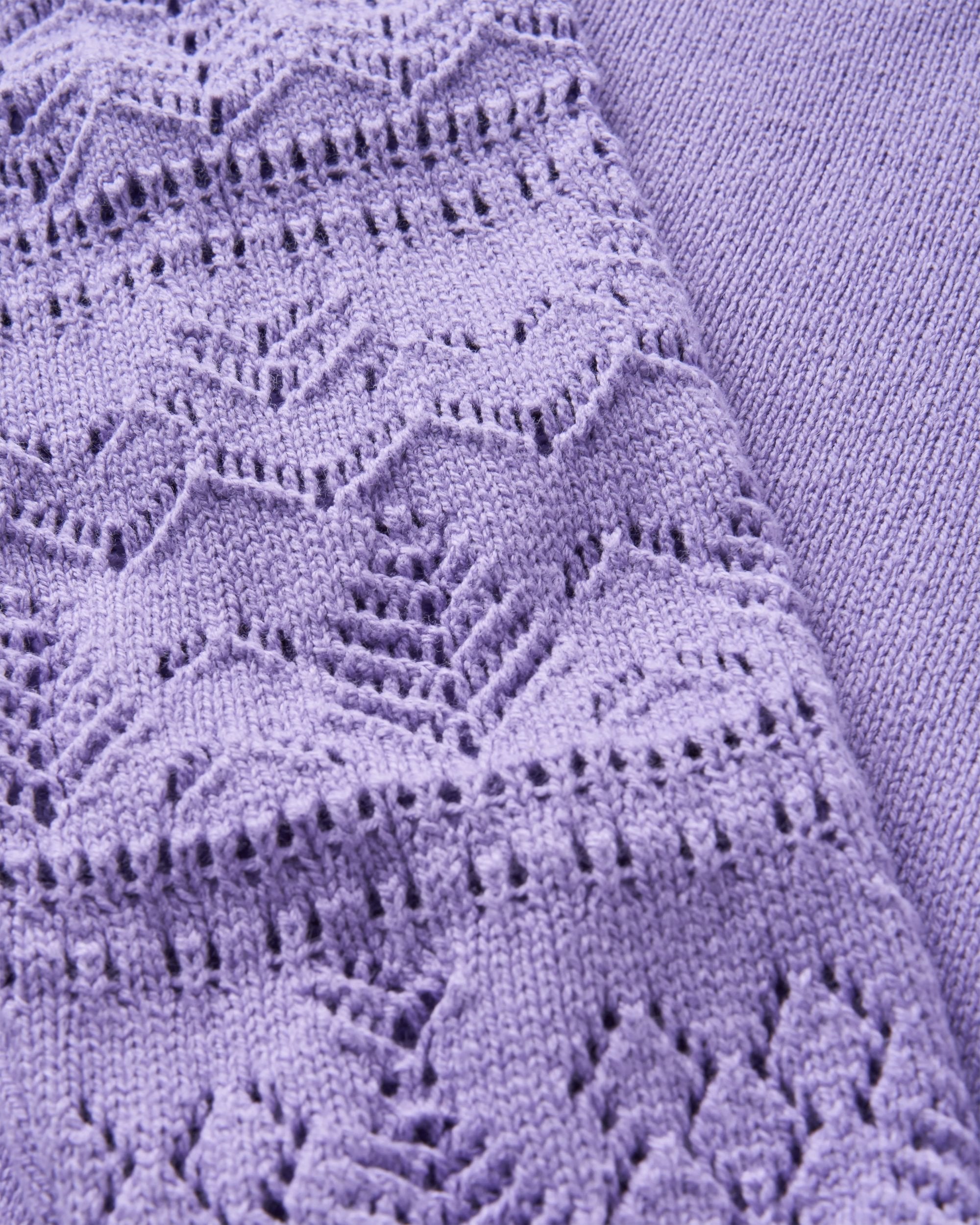 Grace Knitted Jumper - Retro Purple