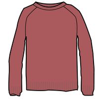 Cove Recycled Knitted Jumper - Mineral Red