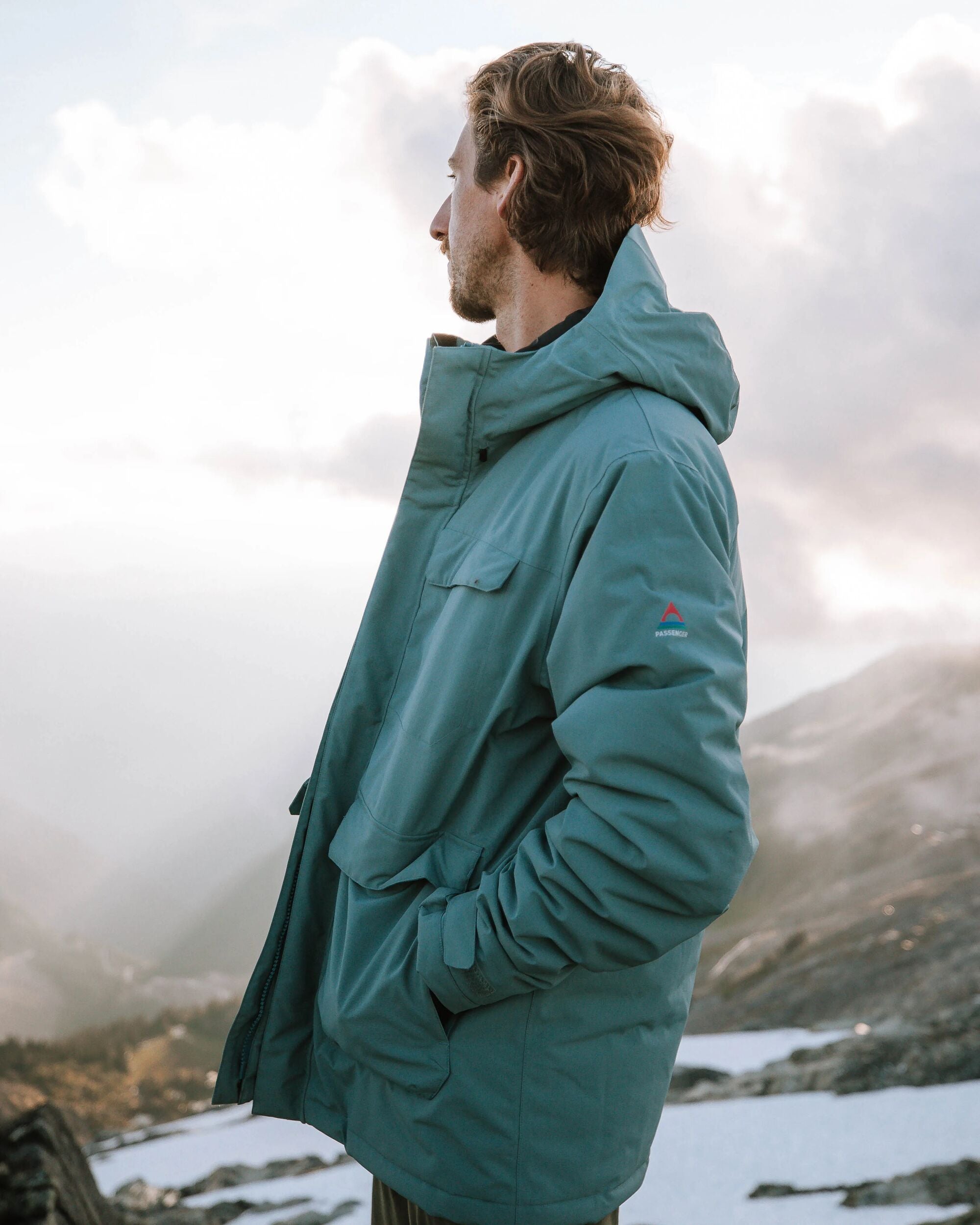 Explorer Waterproof Down Parka - Stormy Sea