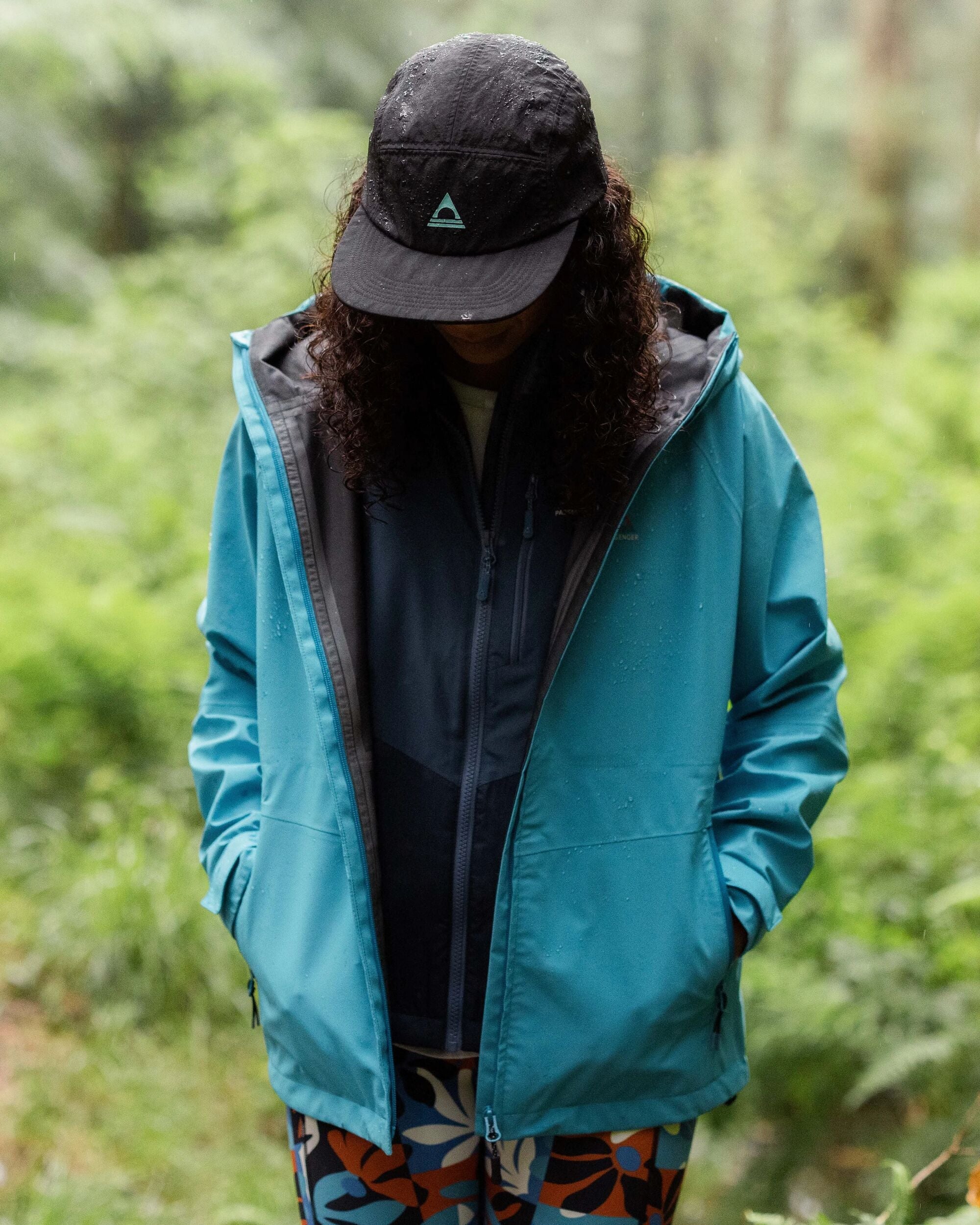 Five Element Recycled Waterproof Jacket - Bluejay