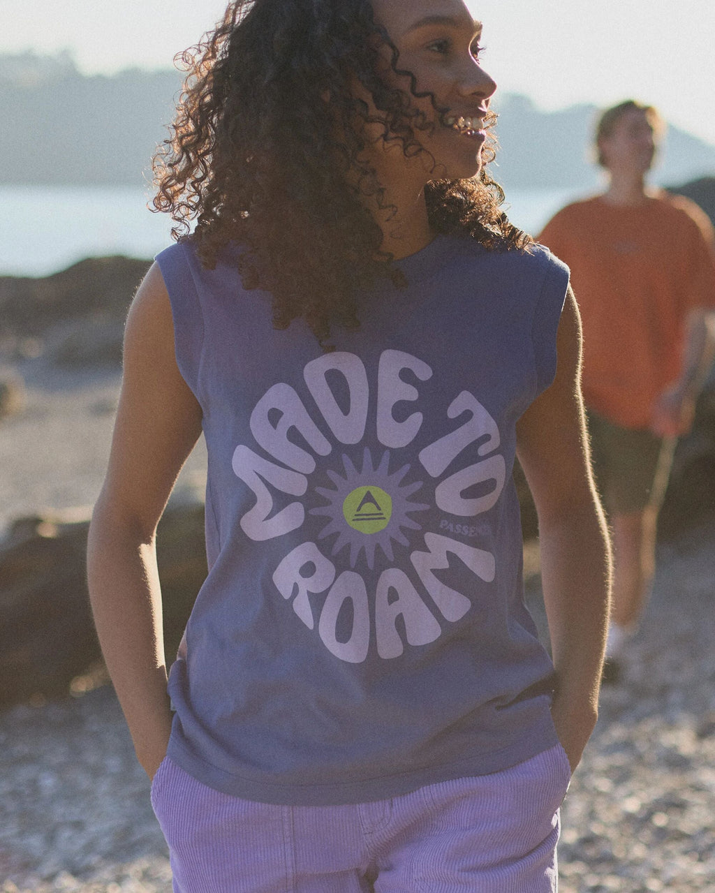 Easy Days Organic Cotton Vest - Purple Indigo