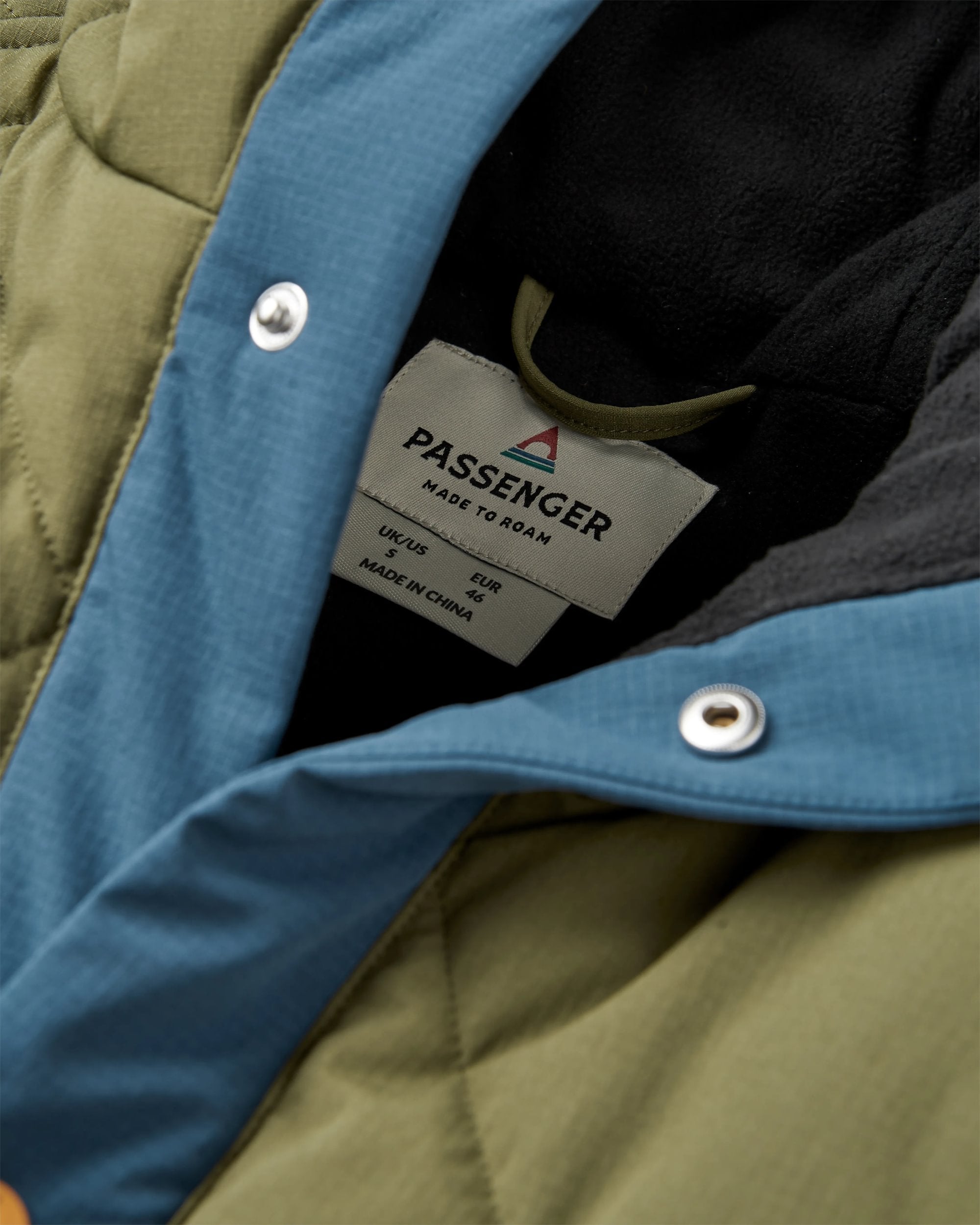 Campscape Recycled Fleece Lined Parka - Black/Khaki