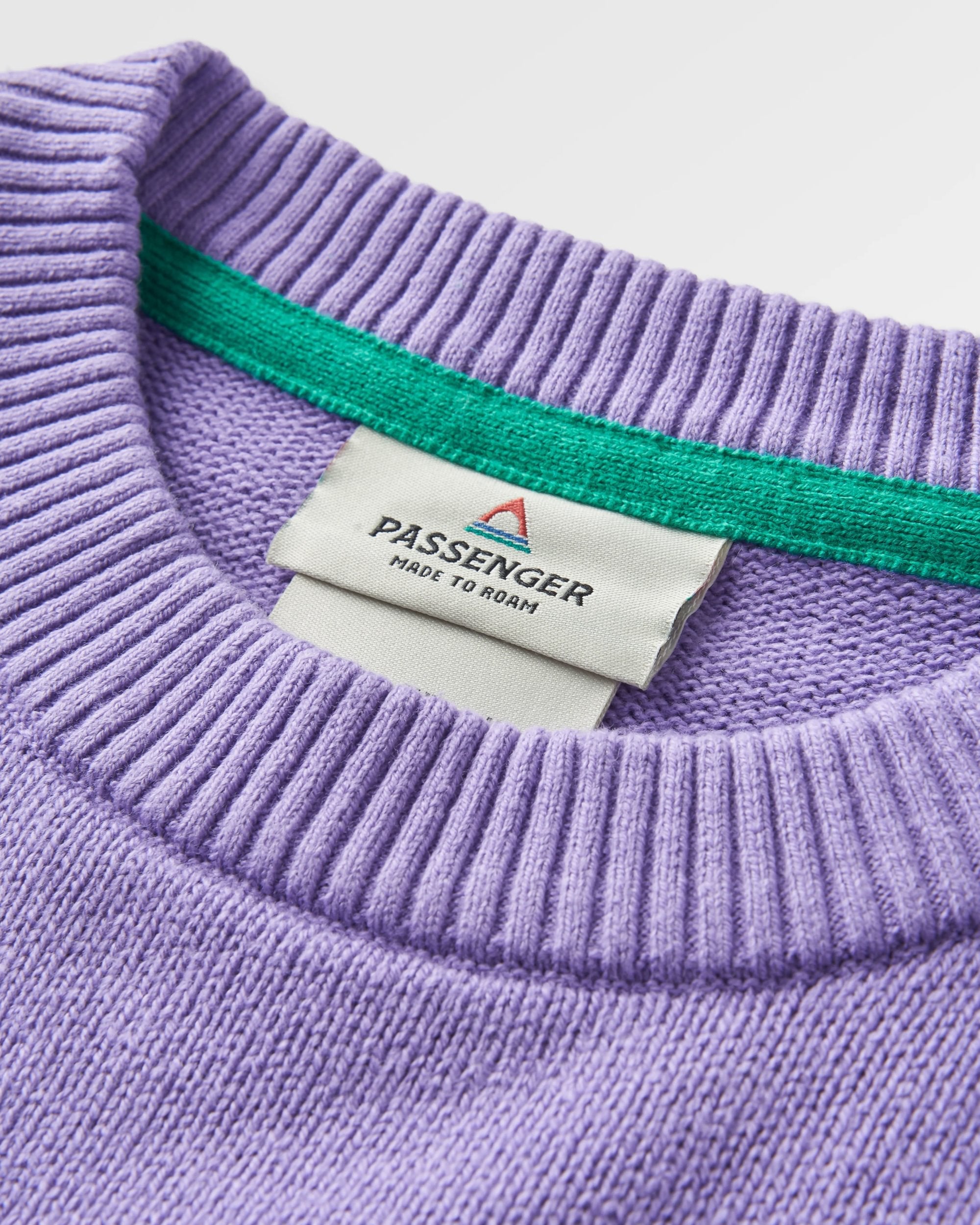 Grace Knitted Jumper - Retro Purple