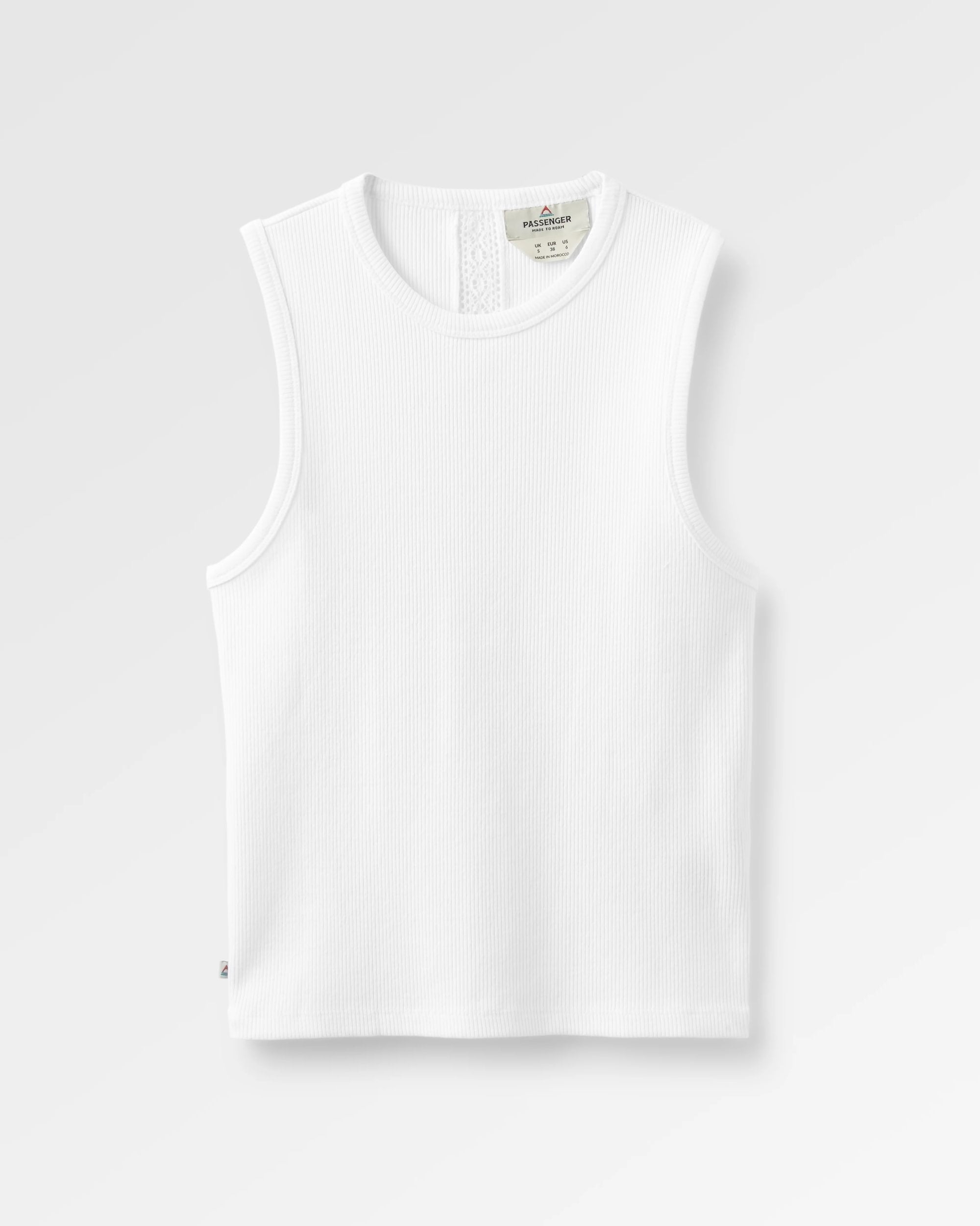 Atmos Ribbed Tank Vest - White