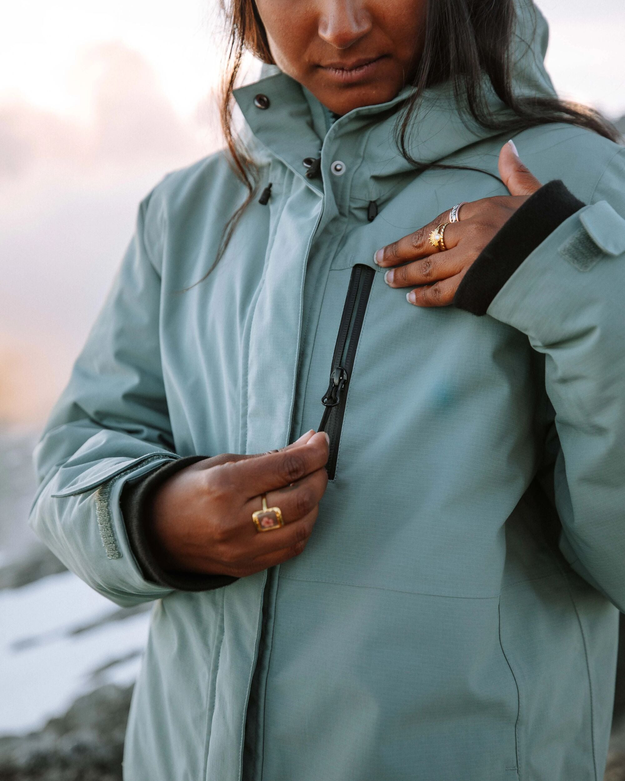Cloudmont Waterproof Down Parka - Stormy Sea