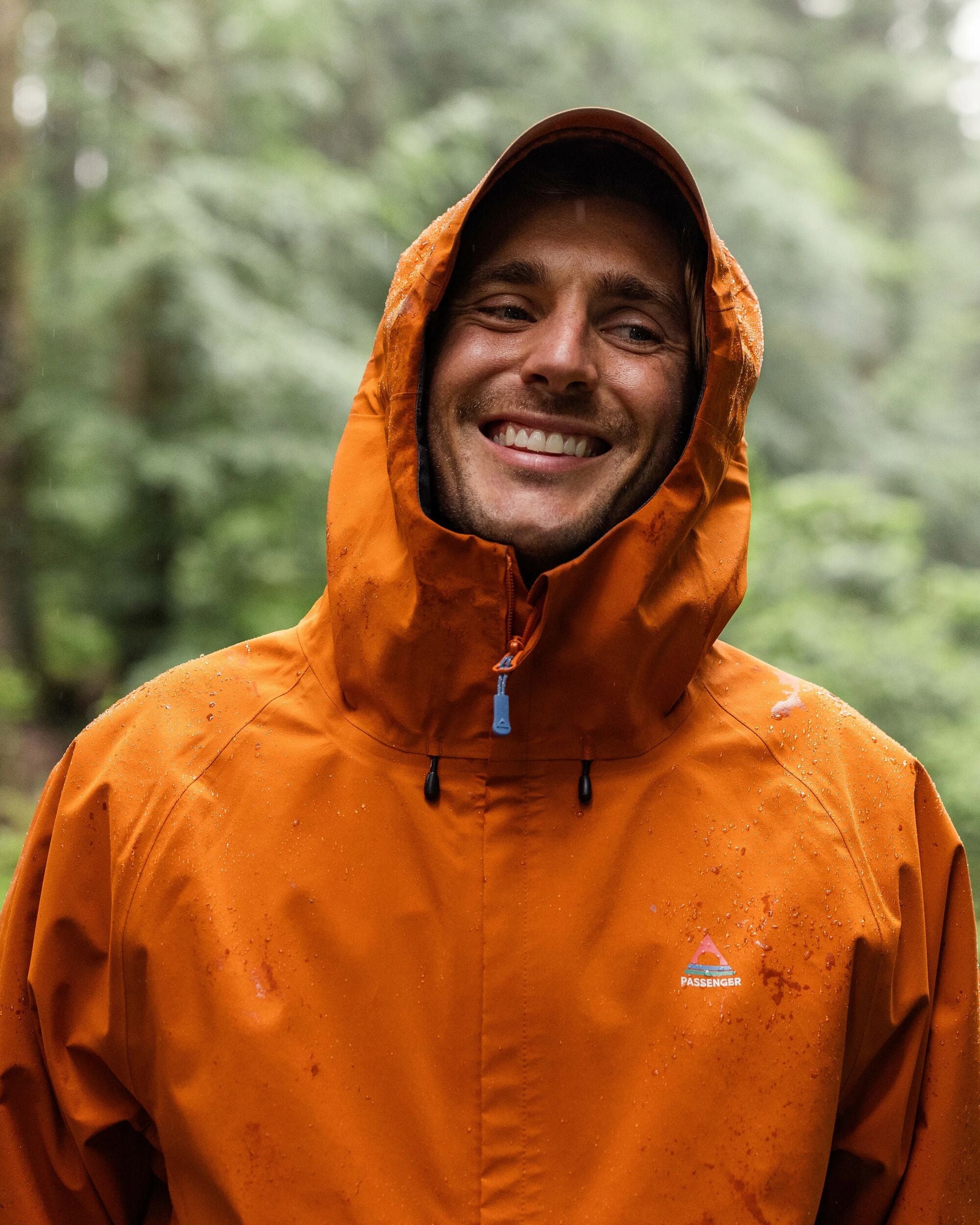 Five Season Recycled Waterproof Jacket - Sunset Orange
