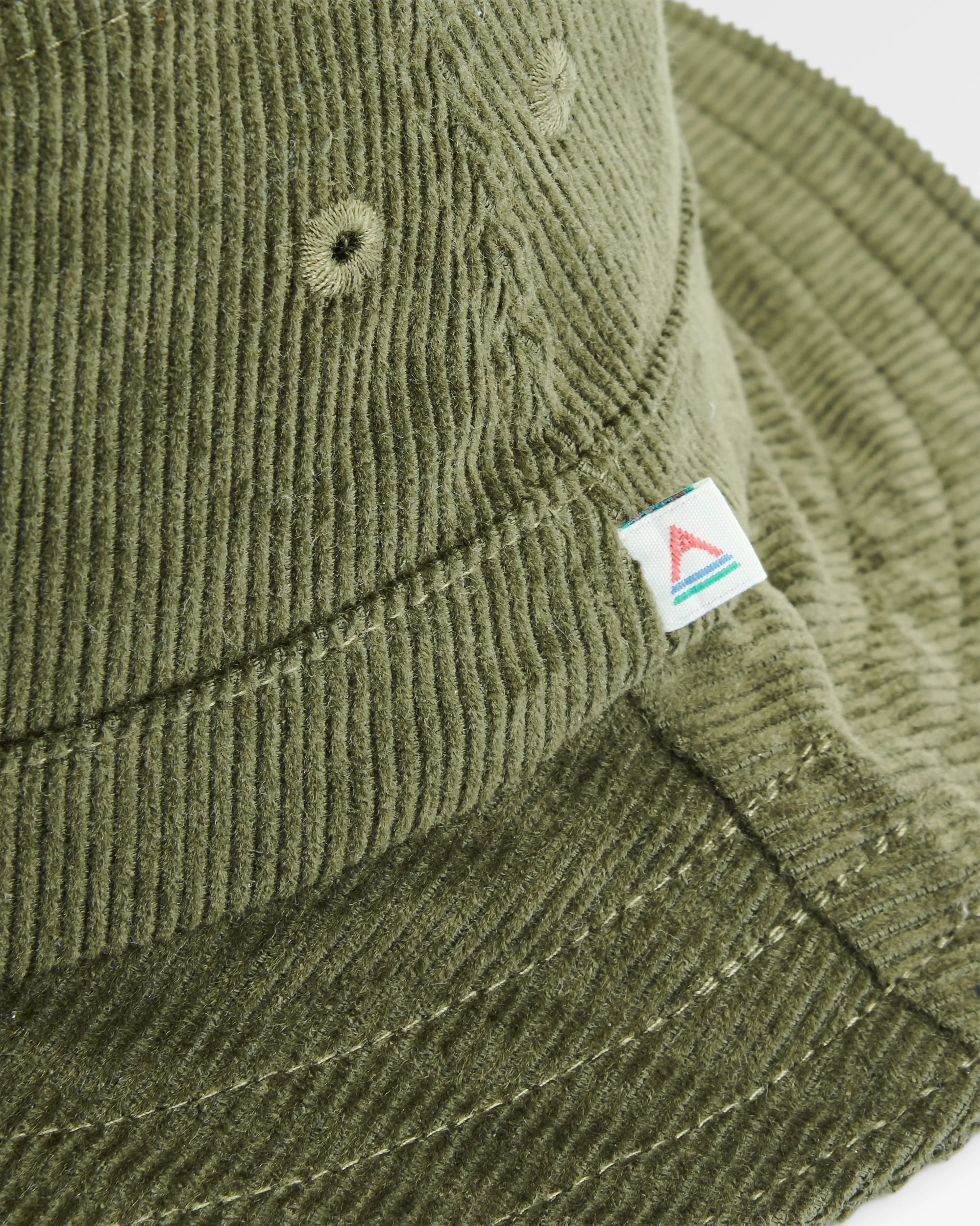 Forest Recycled Cord Bucket Hat - Khaki