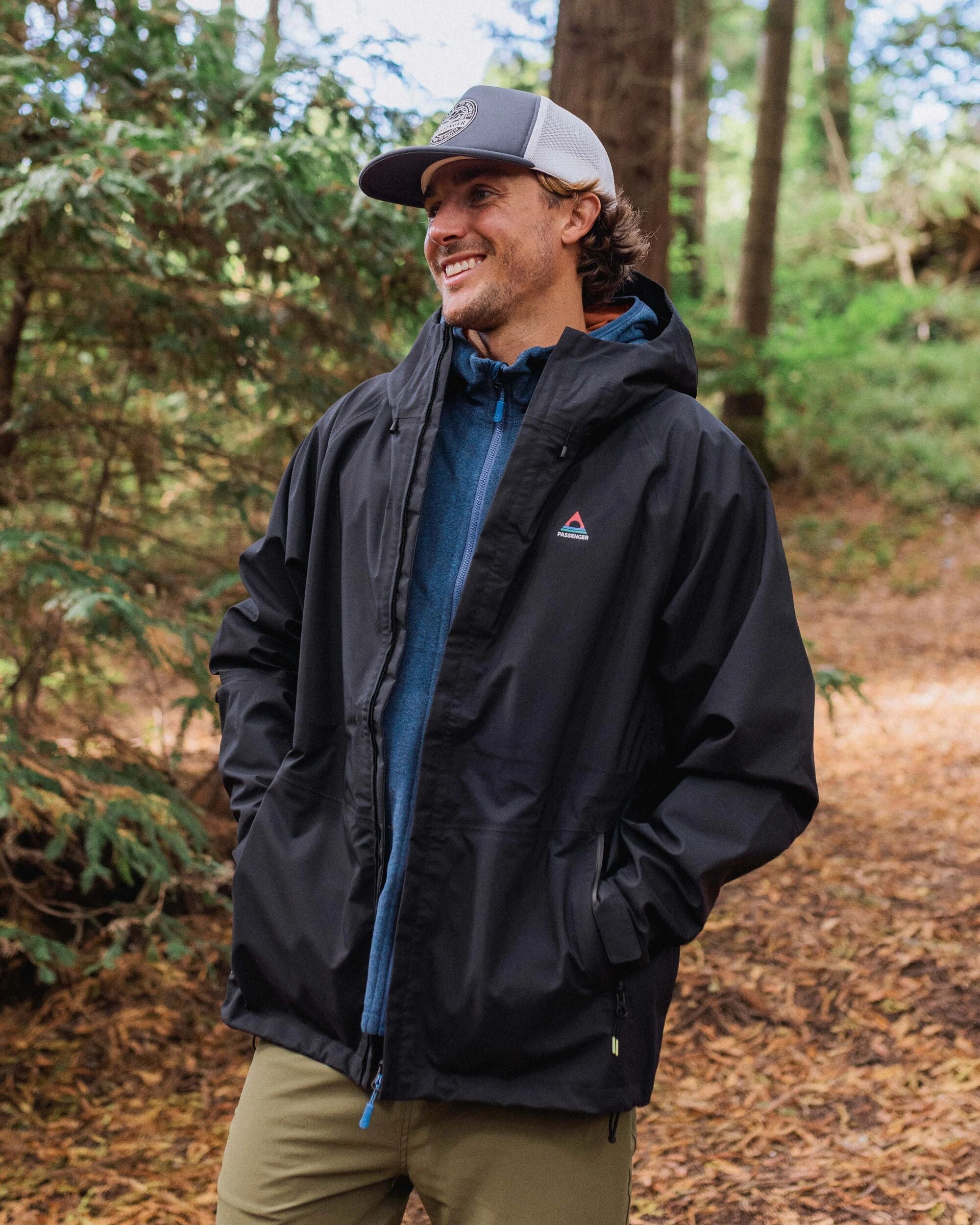 Five Season Recycled Waterproof Jacket - Black
