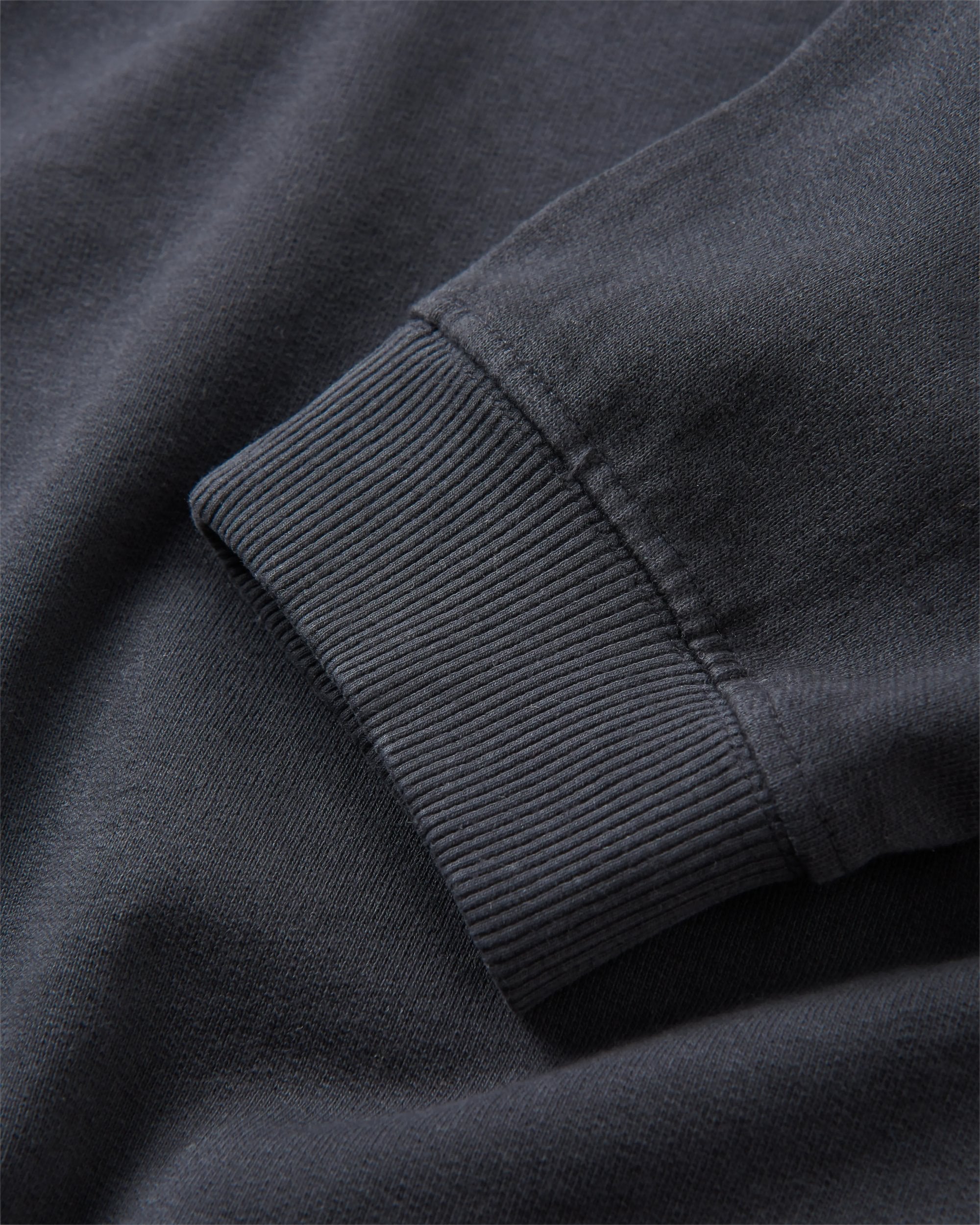 Heritage Recycled Cotton Sweatshirt - Black