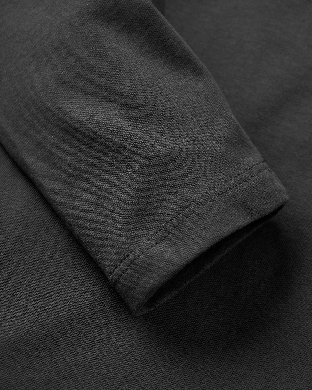 Classic Logo Recycled Cotton LS T-Shirt - Black