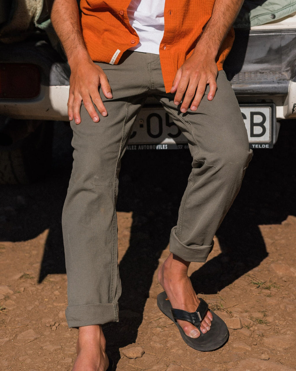 Horizon Comfort Chino - Dusty Olive