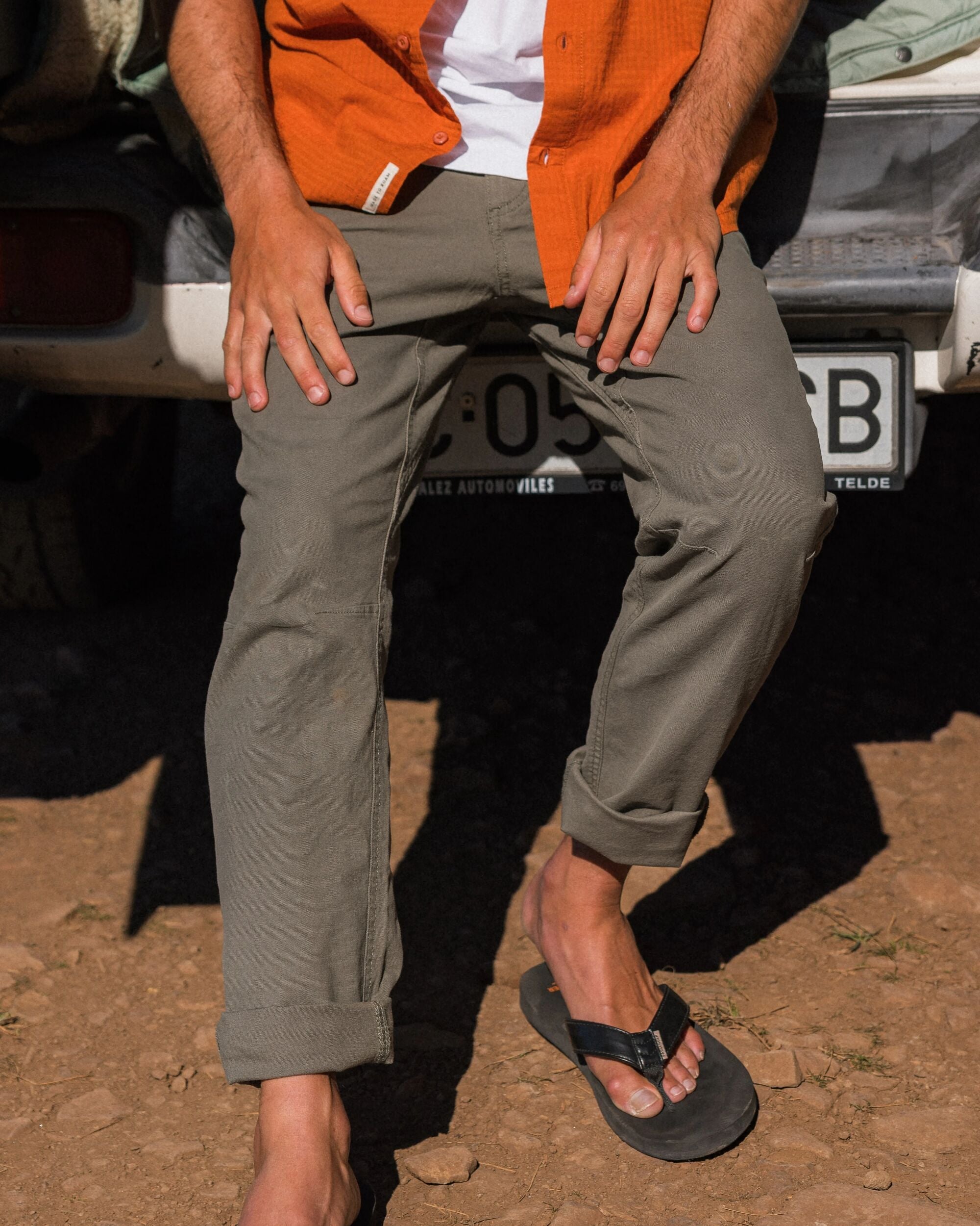 Horizon Comfort Chino - Dusty Olive