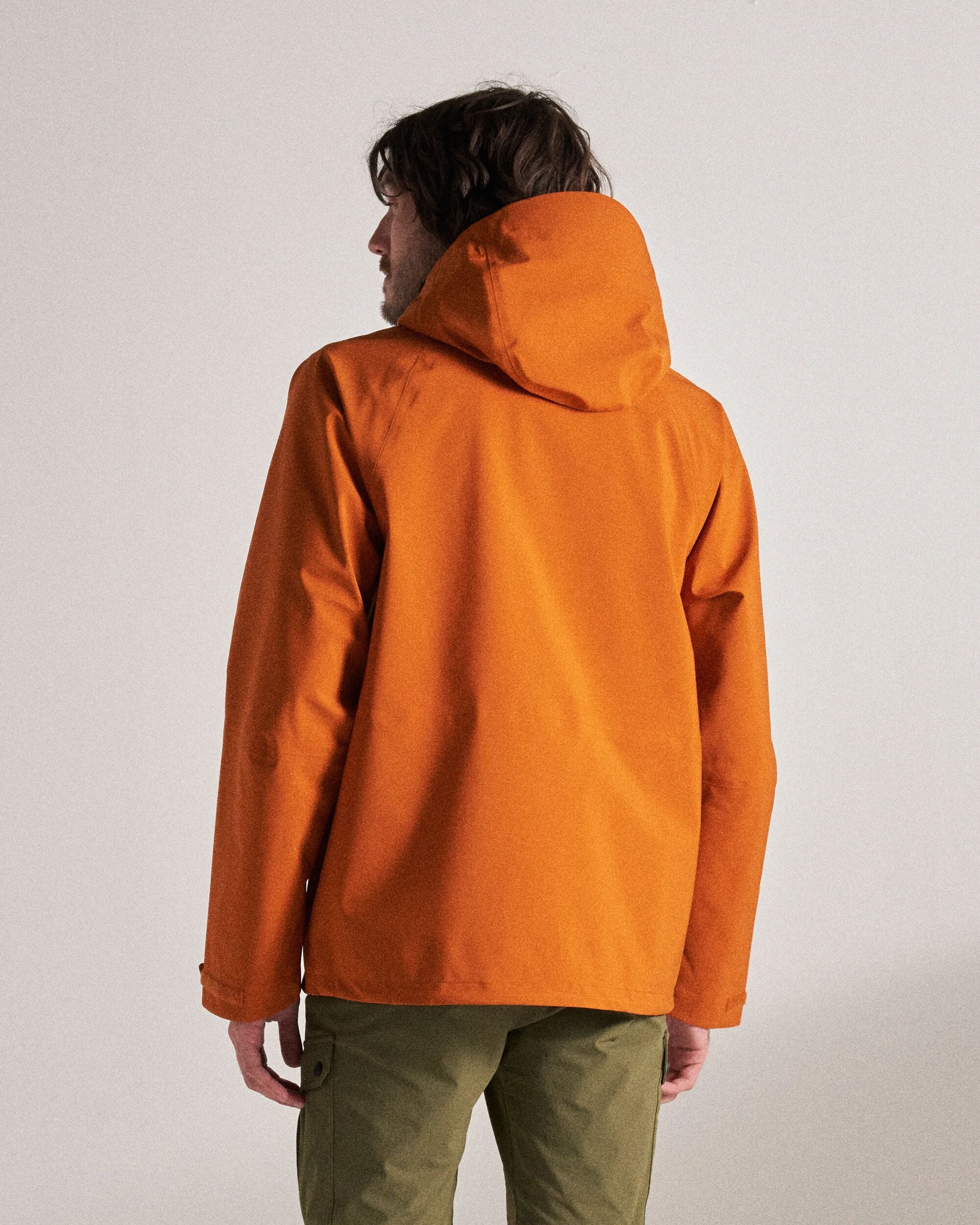 Five Season Recycled Waterproof Jacket - Sunset Orange