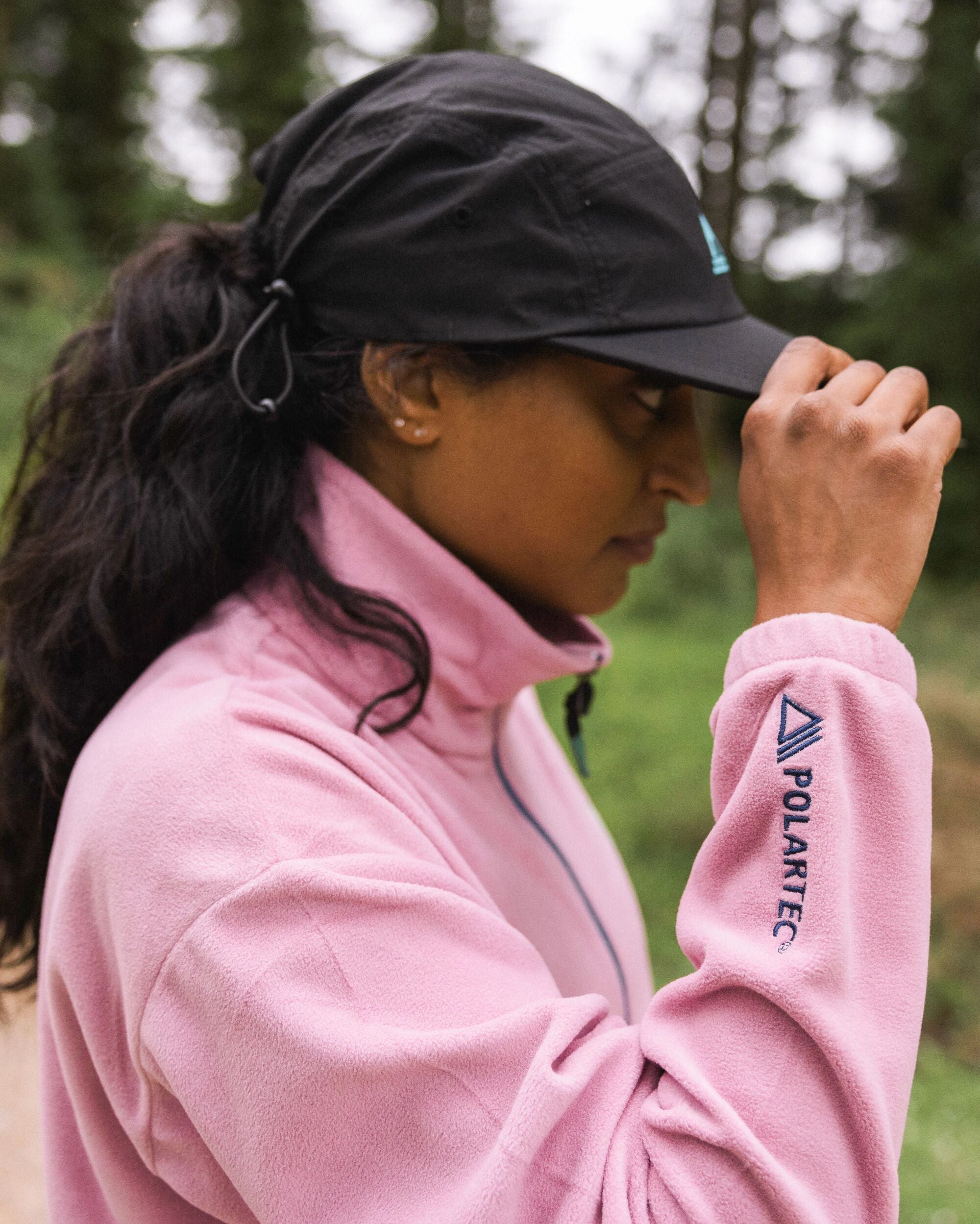 Ayla Recycled Micro Polartec® Fleece - Pink Haze