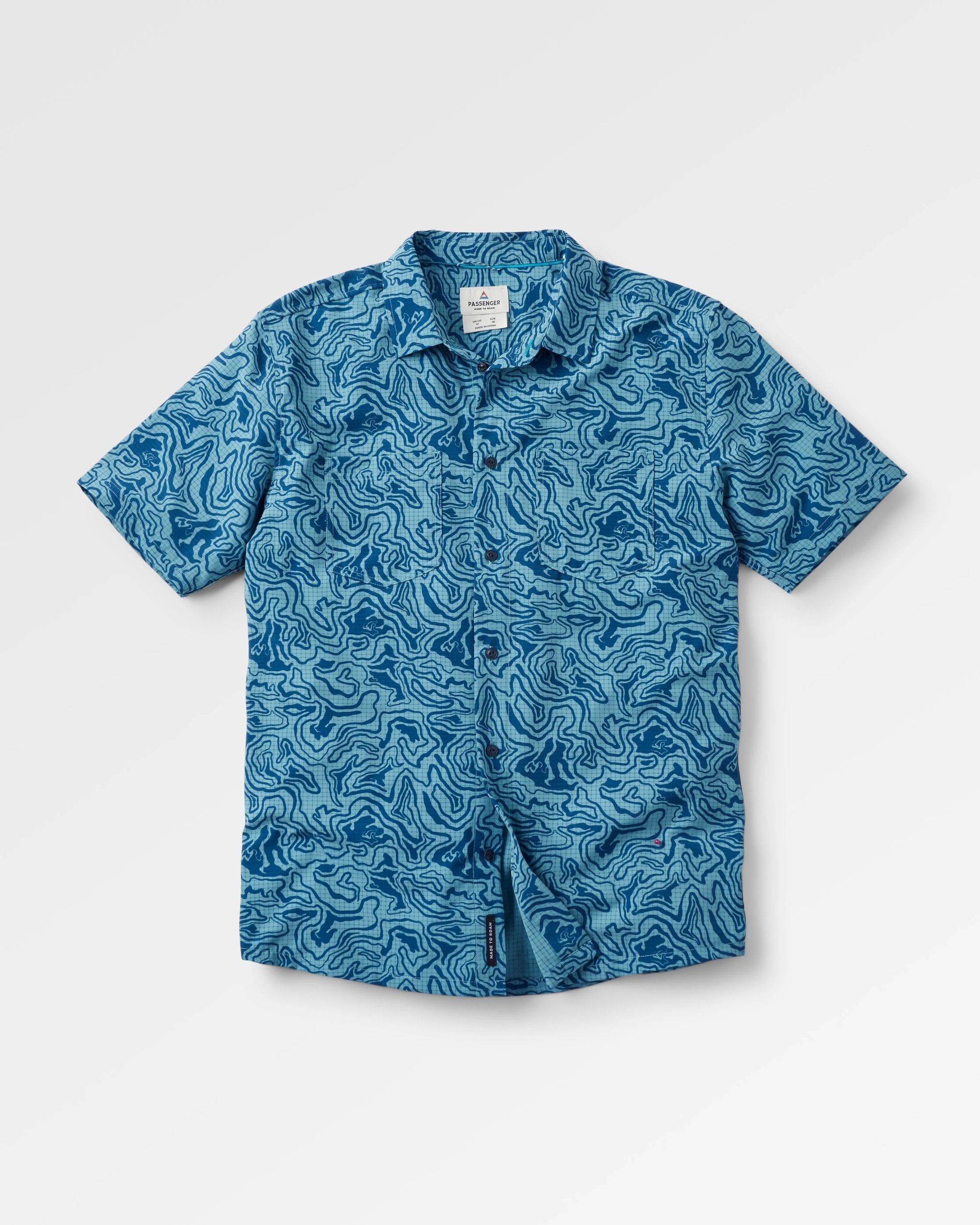 365 Recycled Active Shirt - Strata Swirl Arctic
