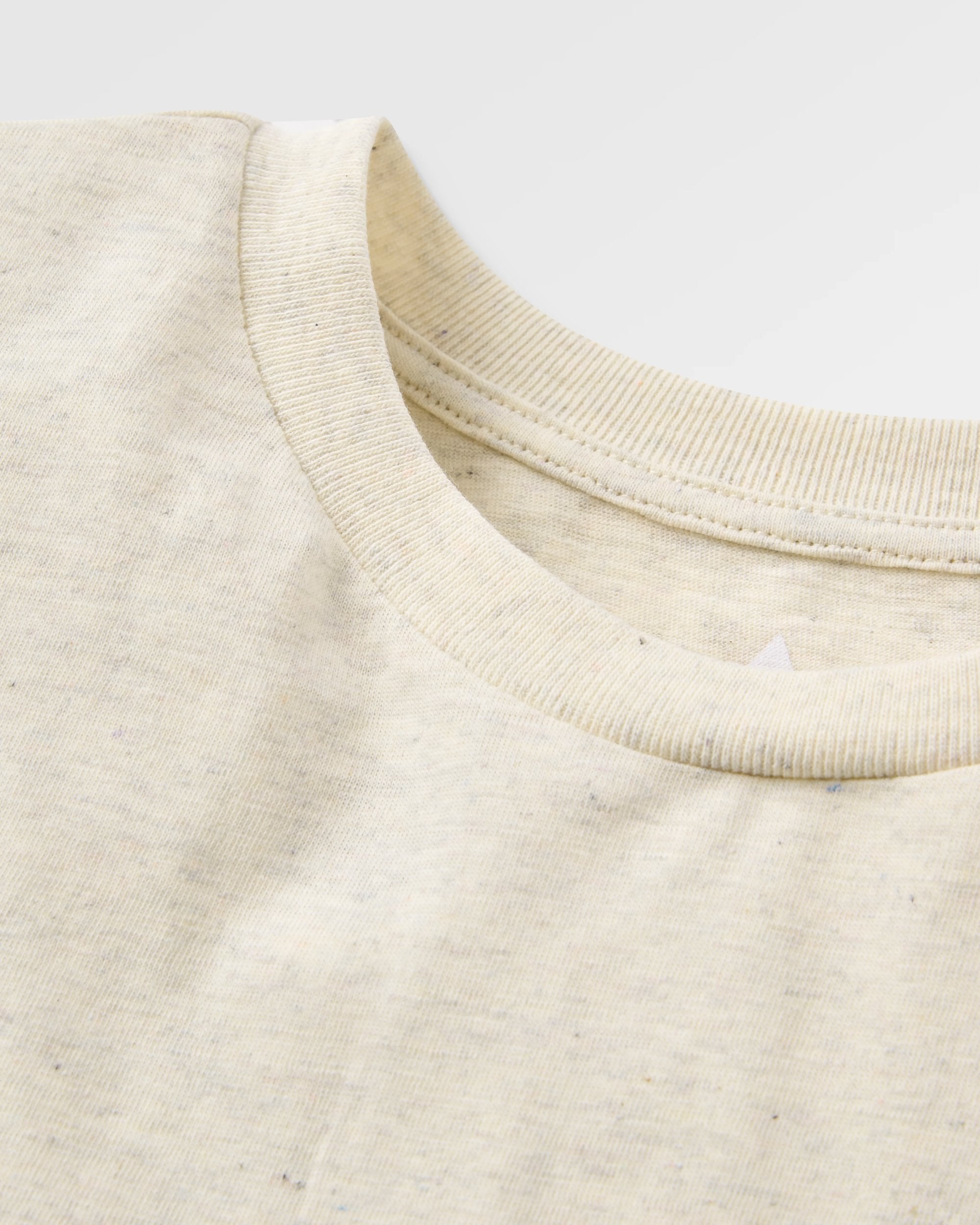 Golden Hour Recycled Cotton T-Shirt - Milky Marl