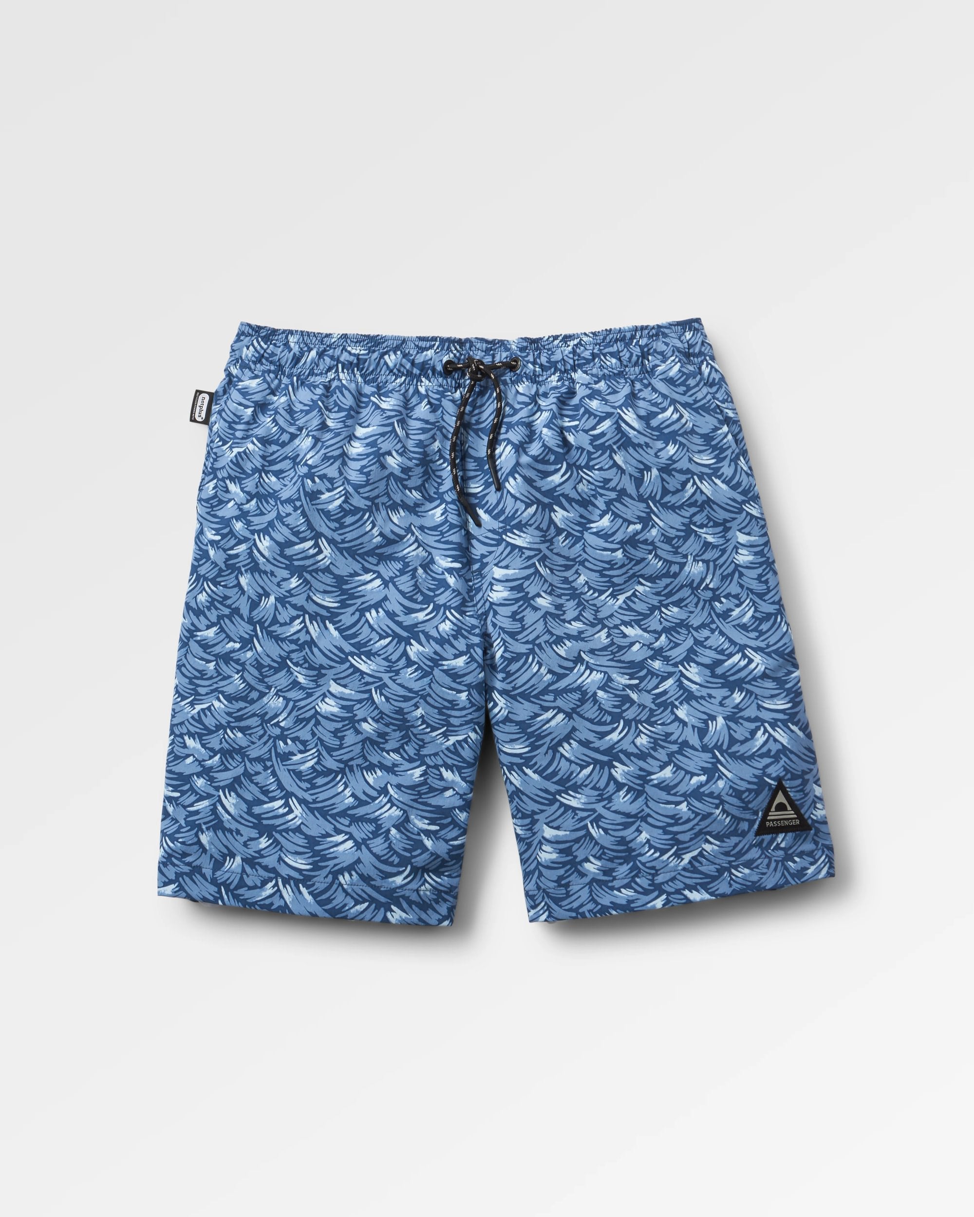Drifter NetPlus® Beach Linerless Short - Waves Dark Denim