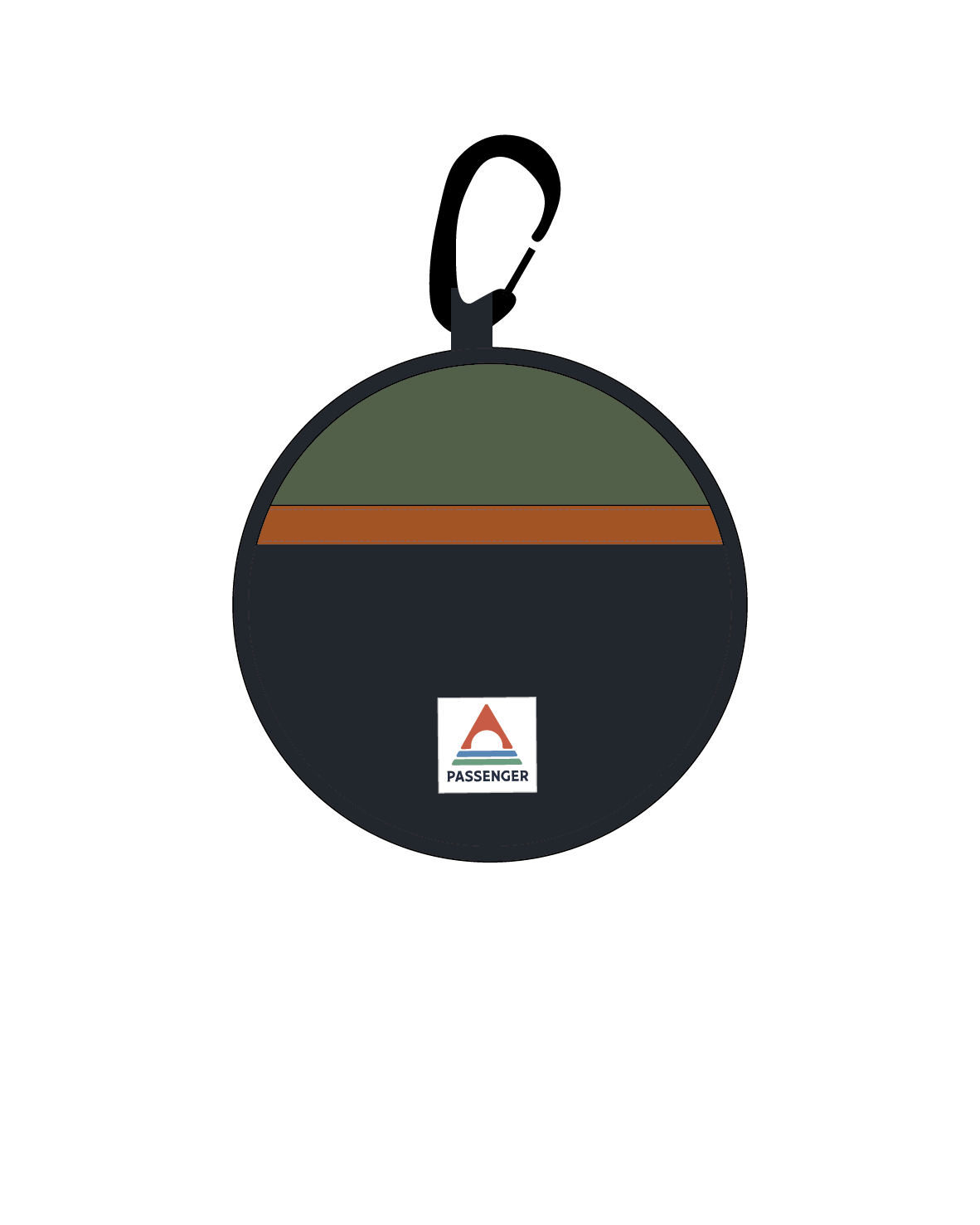 Compass Modular Clip On - True Black/ Khaki