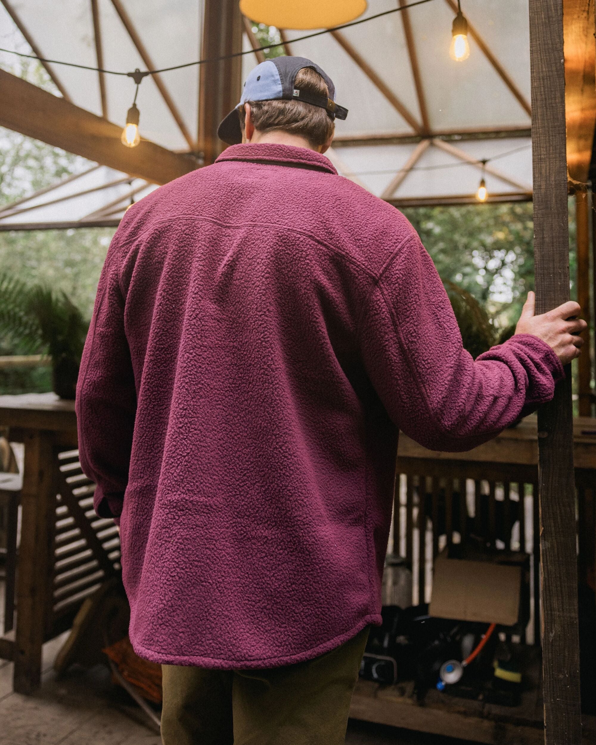 Backcountry Recycled Sherpa Fleece Shirt - Fig