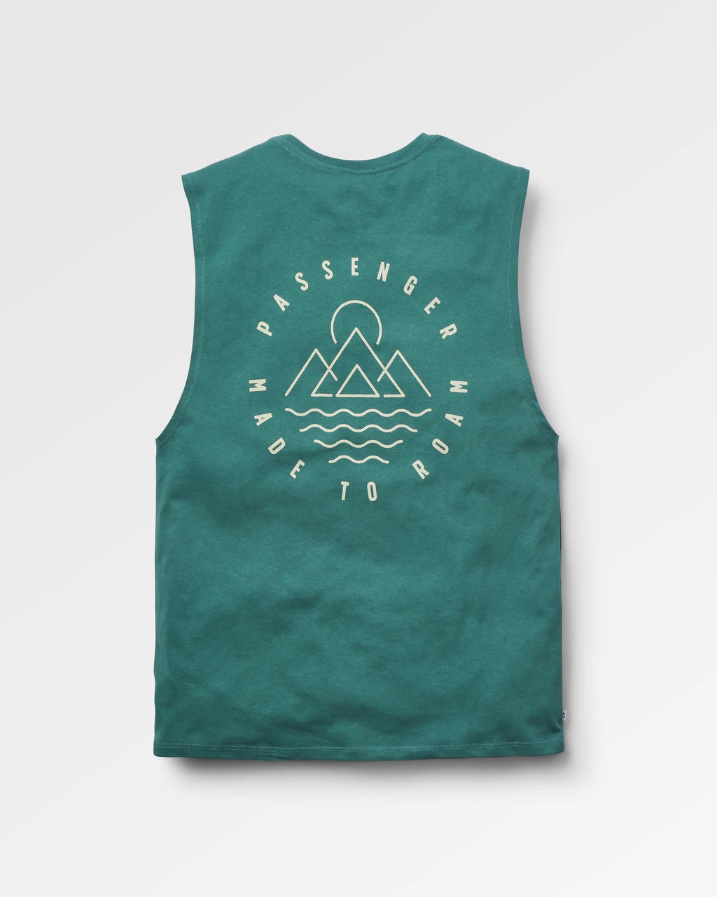 Escapism Recycled Cotton Vest - Deep Ocean
